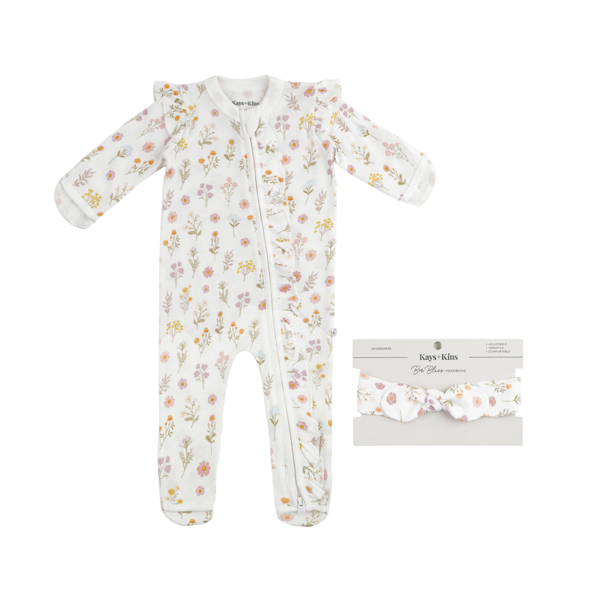 Frilled Growsuit + Headband - Twinklebloom