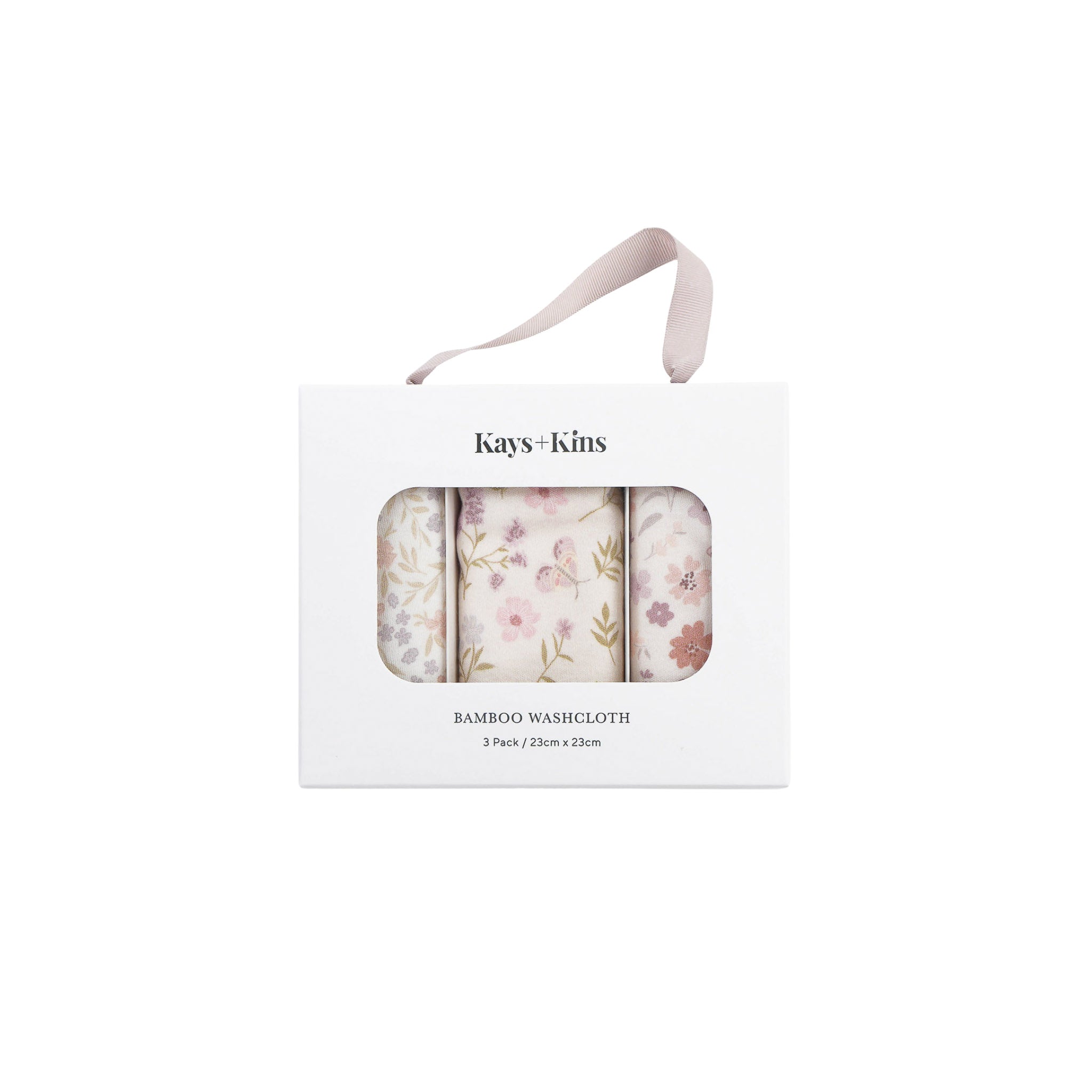 3-Pack Bamboo Washcloth-Petal Plays