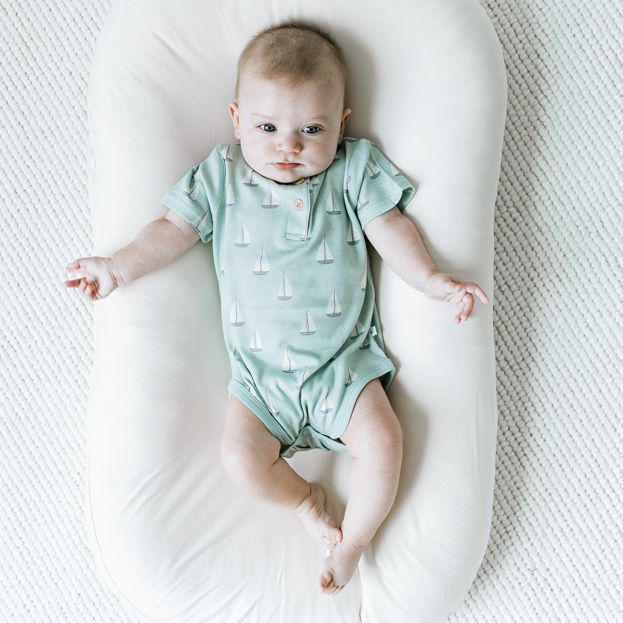 Organic Bodysuit - Sail Away