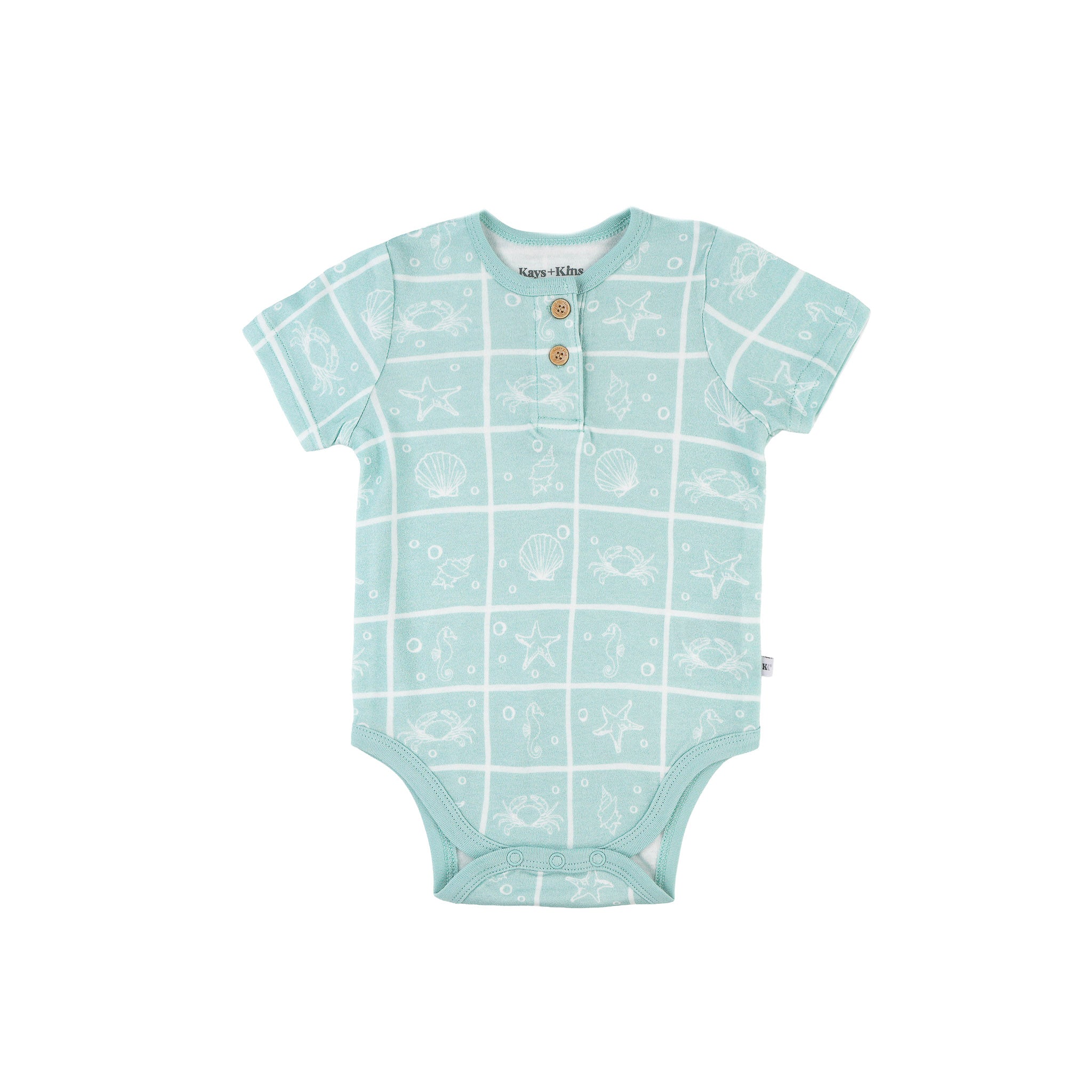 Organic Bodysuit - Sea Foam