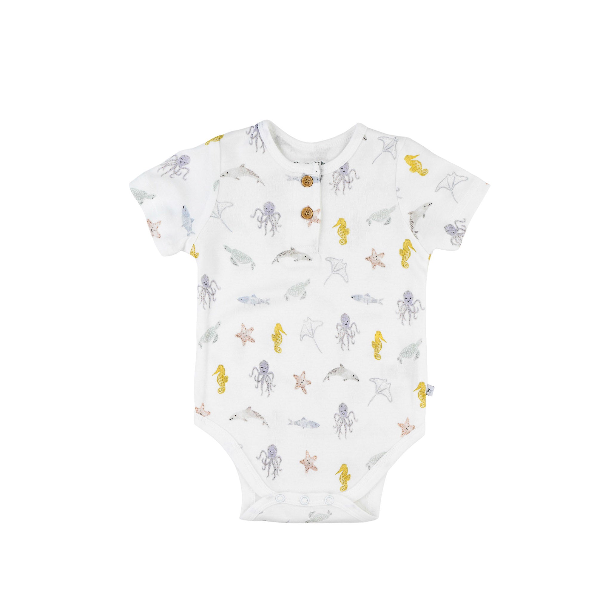 Organic Bodysuit - Sea Friends