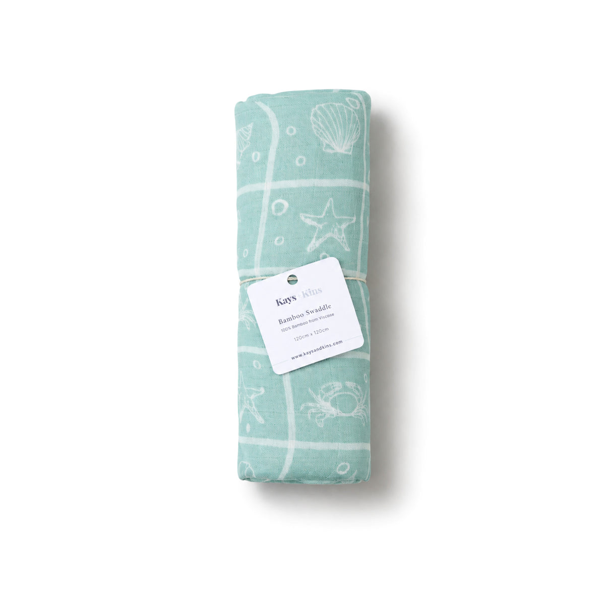 Bamboo Swaddle -Sea Foam