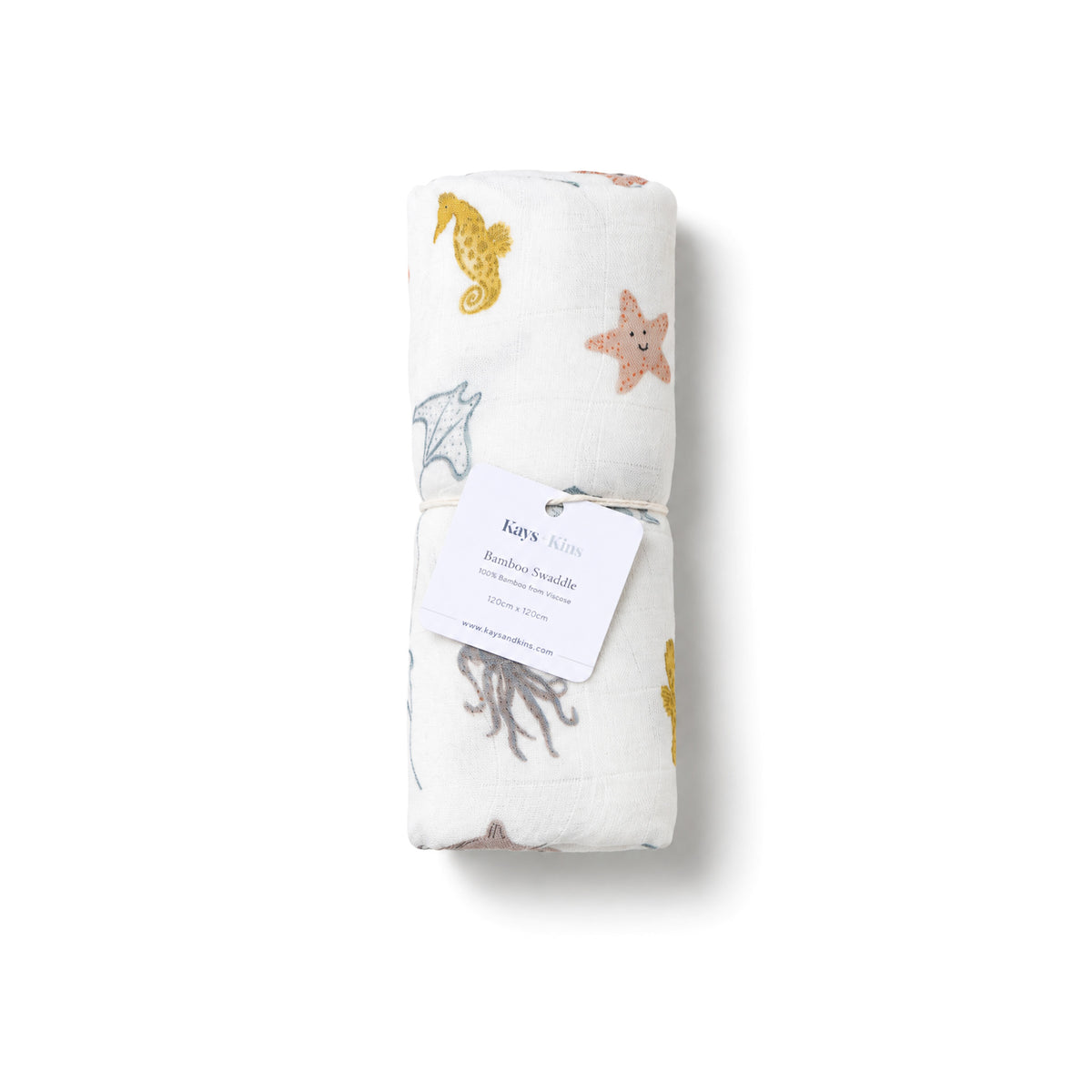 Bamboo Swaddle - Sea Friends