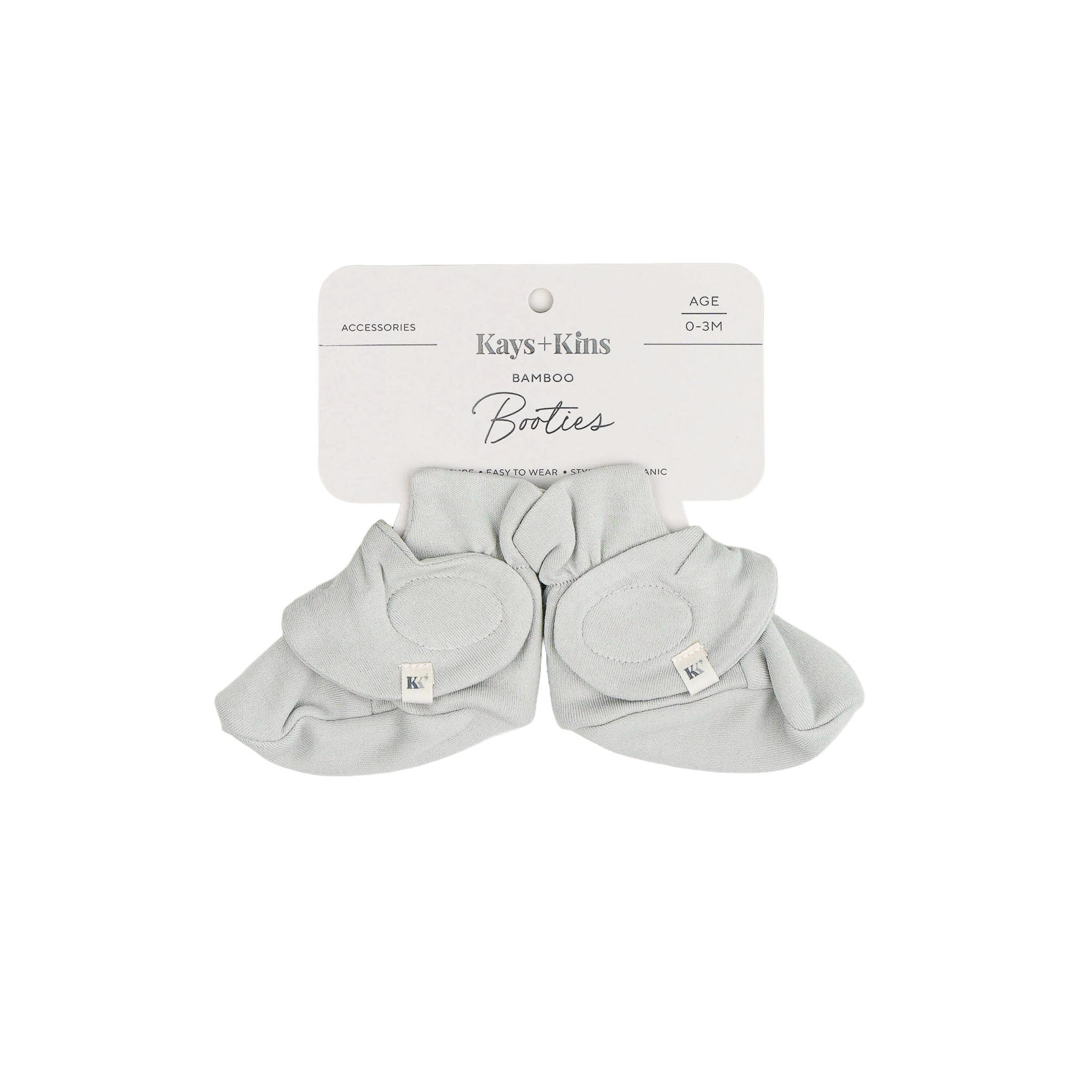 Mitts+Booties - Sky Grey
