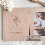 Personalised Wooden Photo Frame