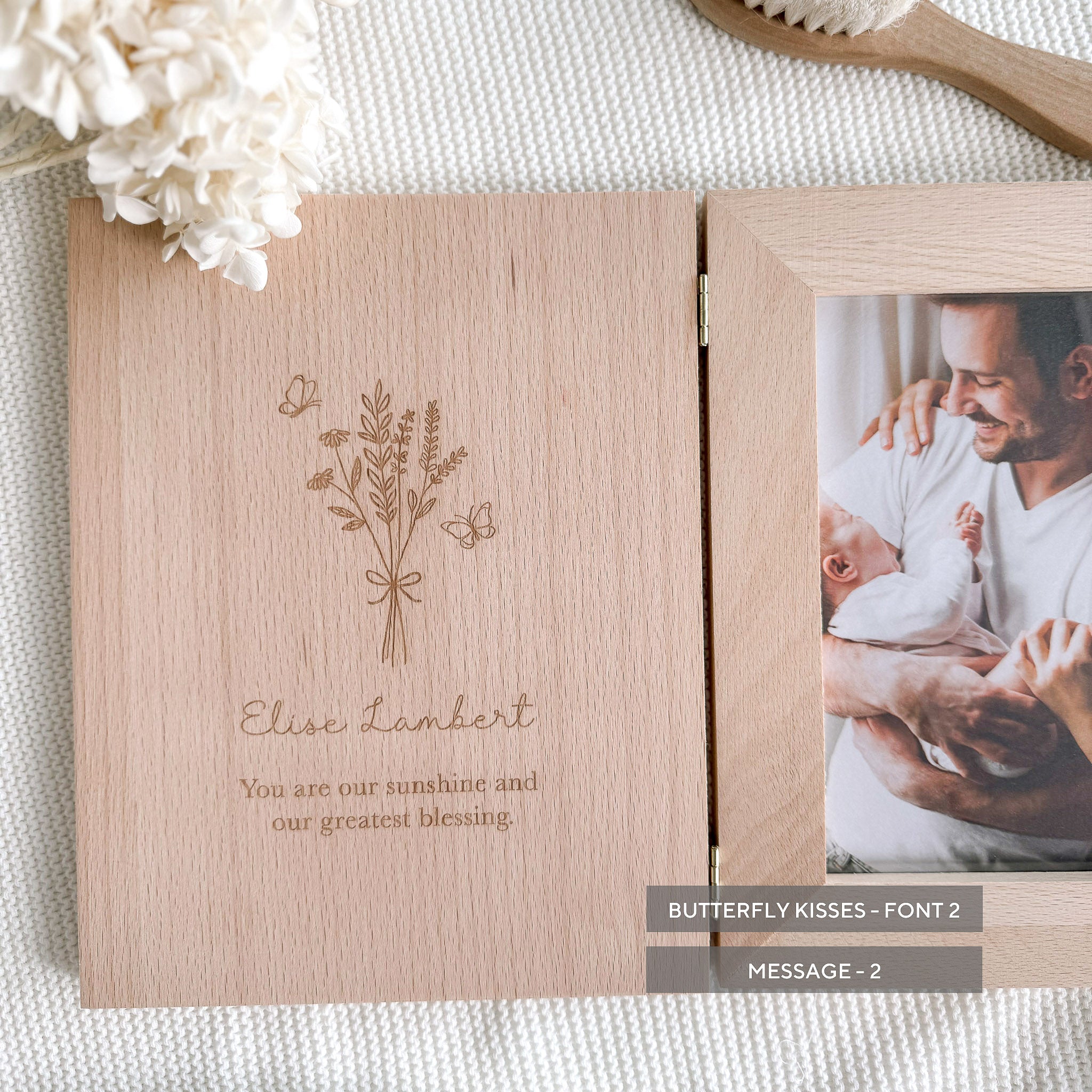 Personalised Wooden Photo Frame