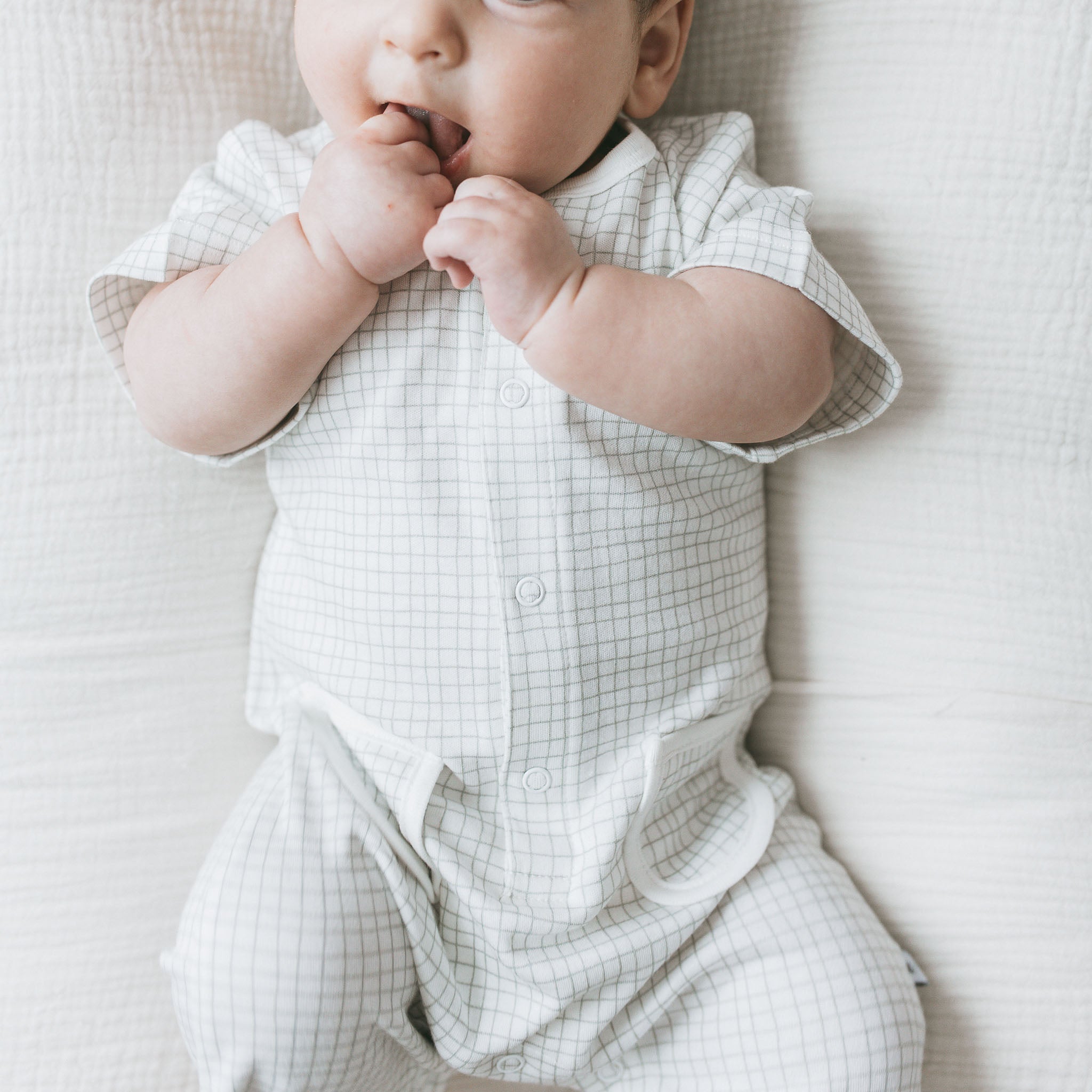 Buttoned Romper - Gridle