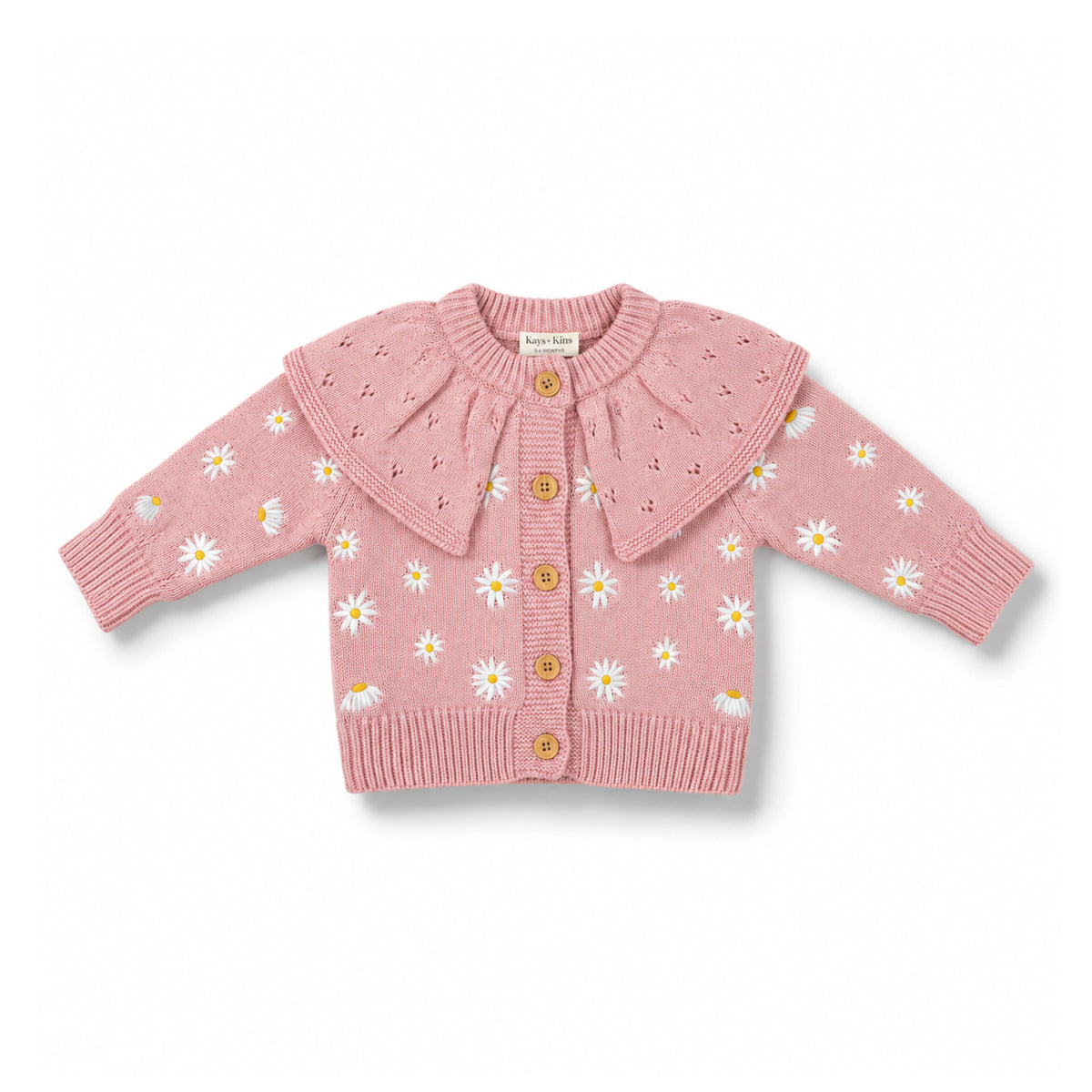 Embroidered Cardigan - Daisies