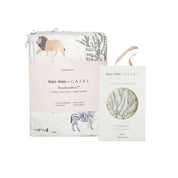 Duvet + Fitted Crib Sheet Set - Safari Wonders