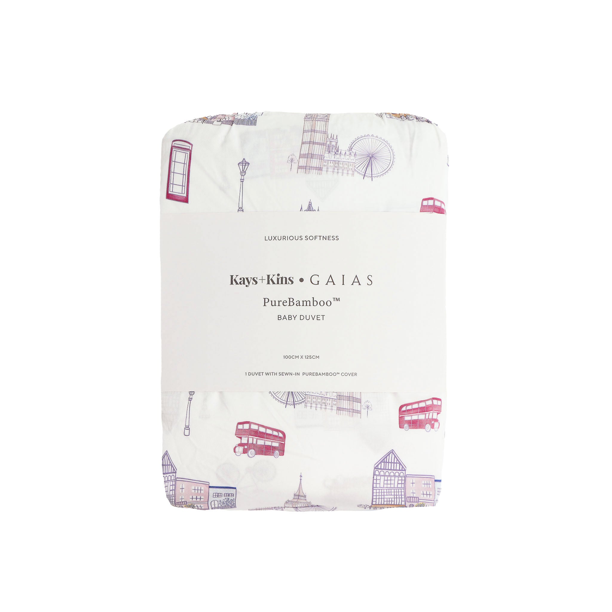Bamboo Baby Duvet - London Dream