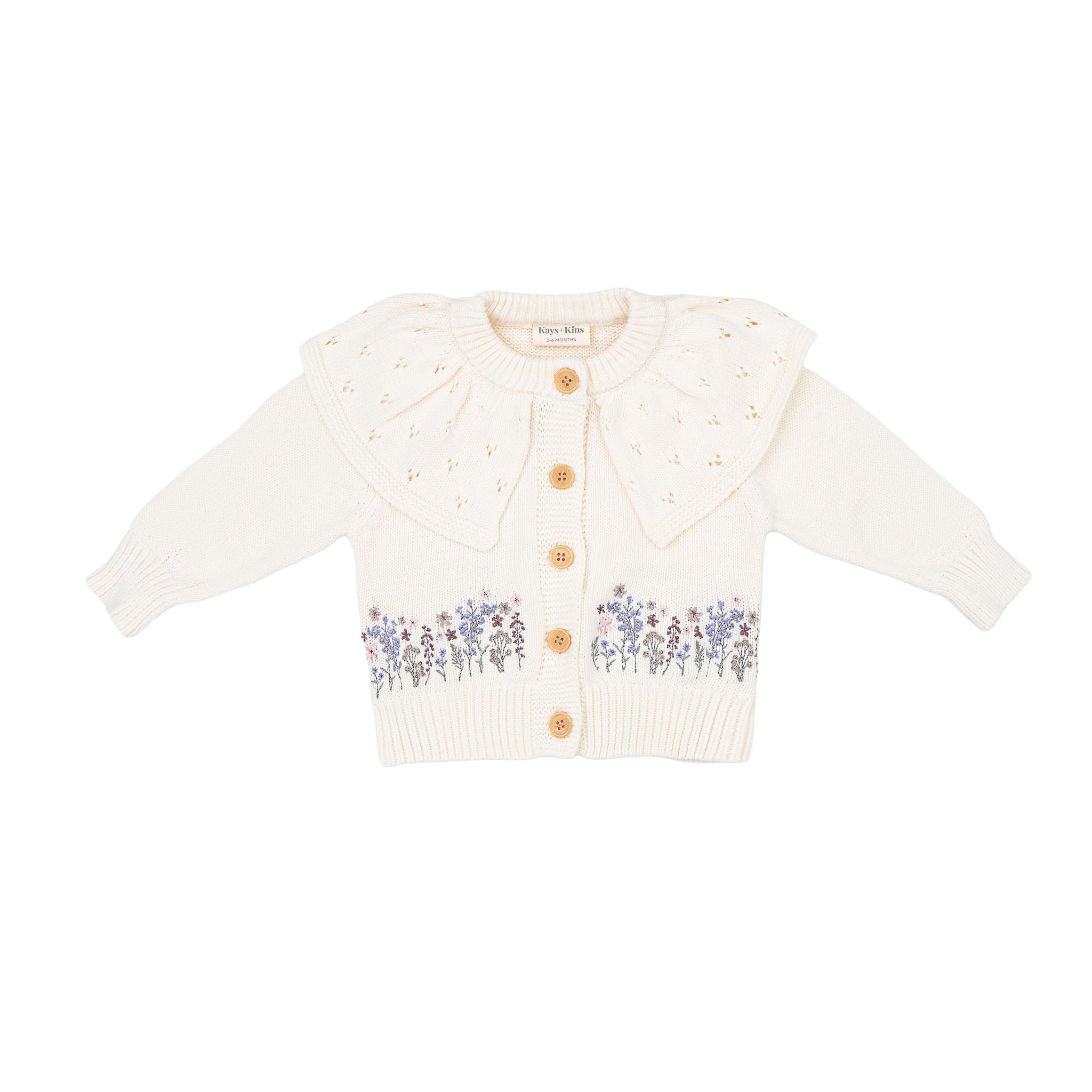 Embroidered Cardigan - Florelle