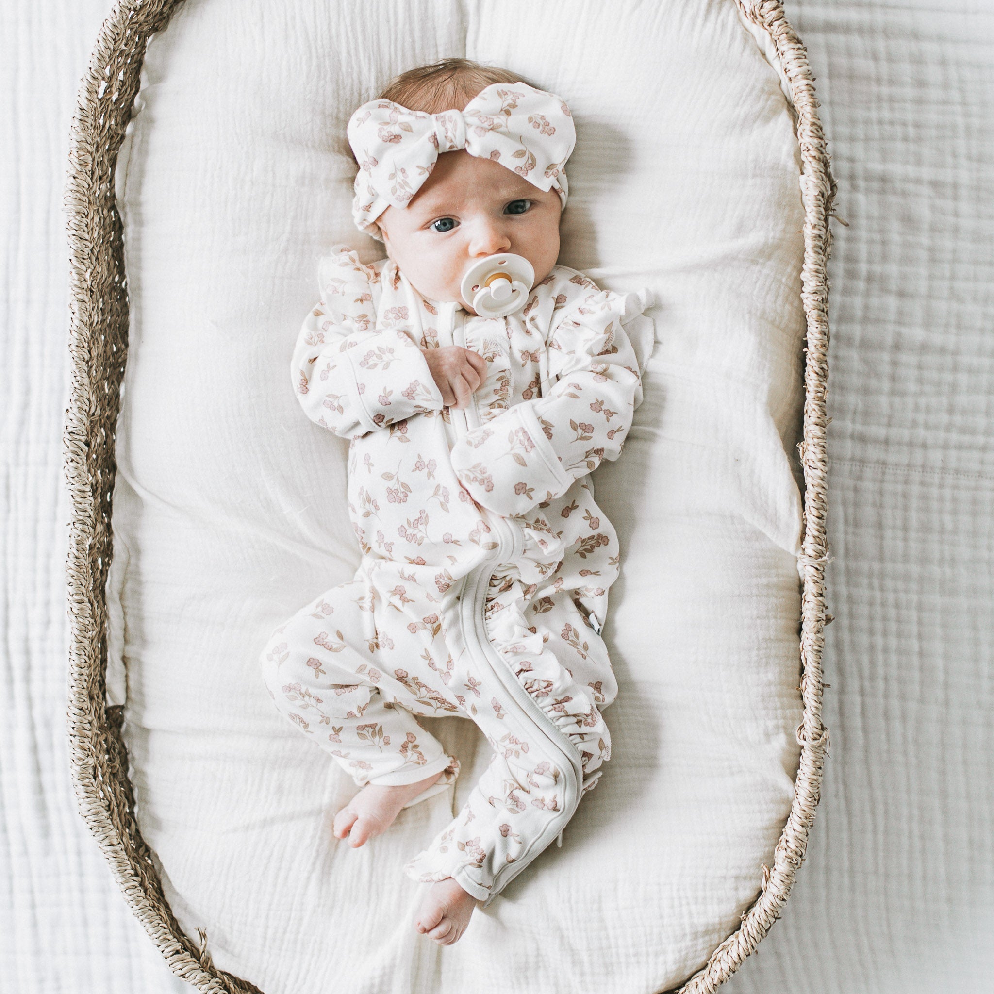 Frilled Growsuit + Headband