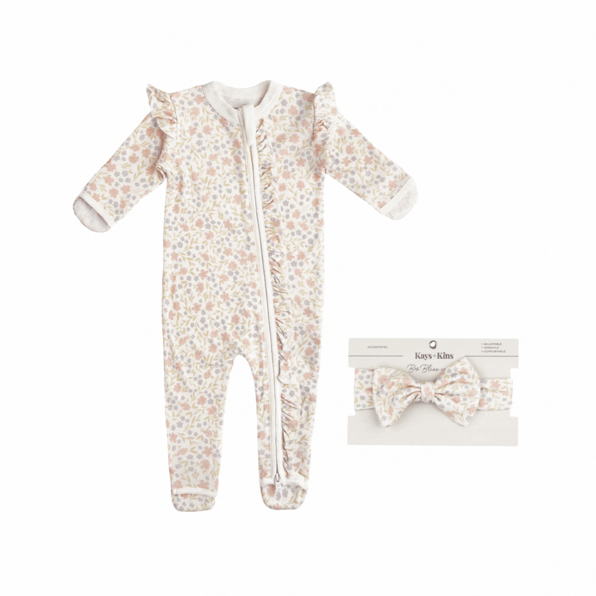 Frilled Growsuit + Headband