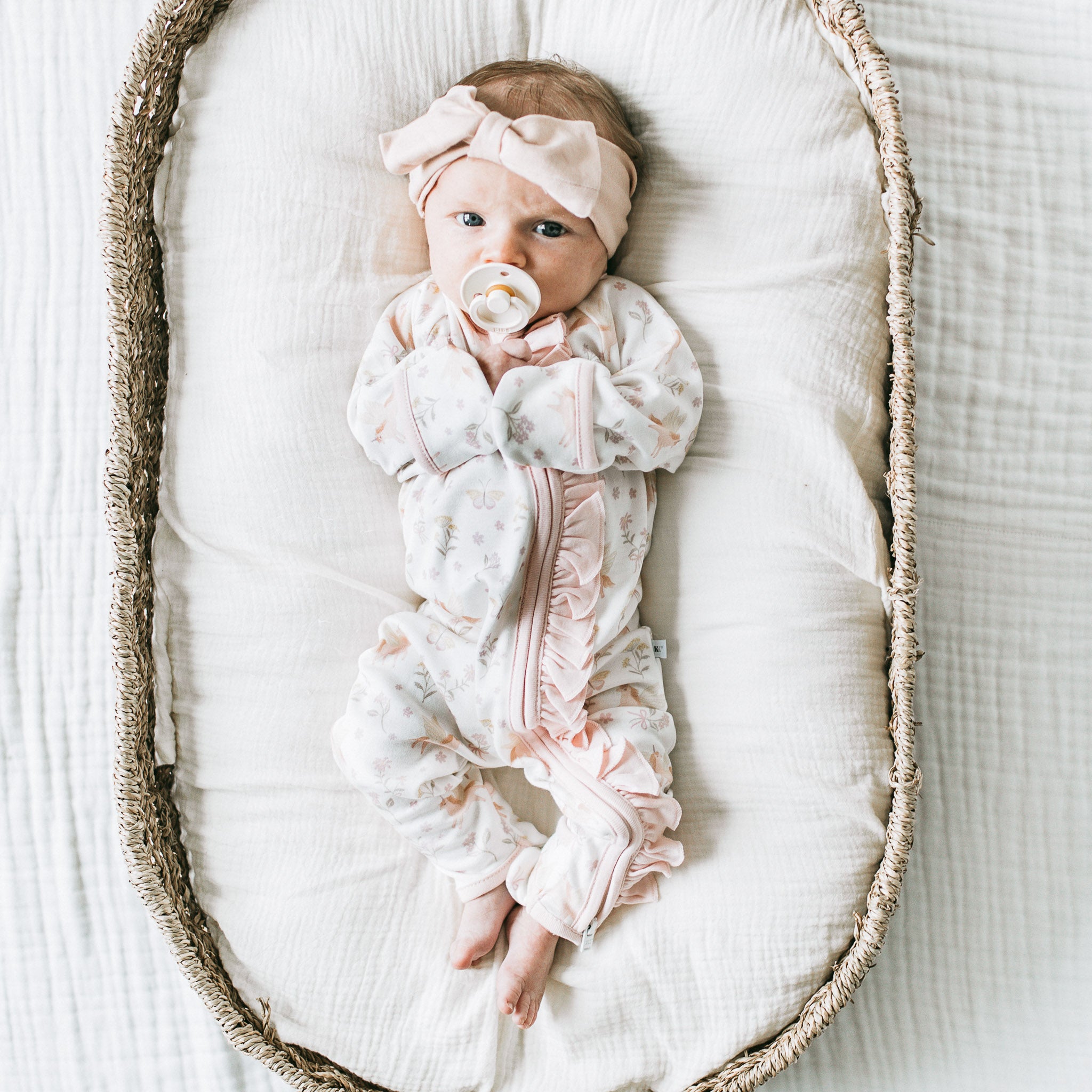 Frilled Growsuit + Headband