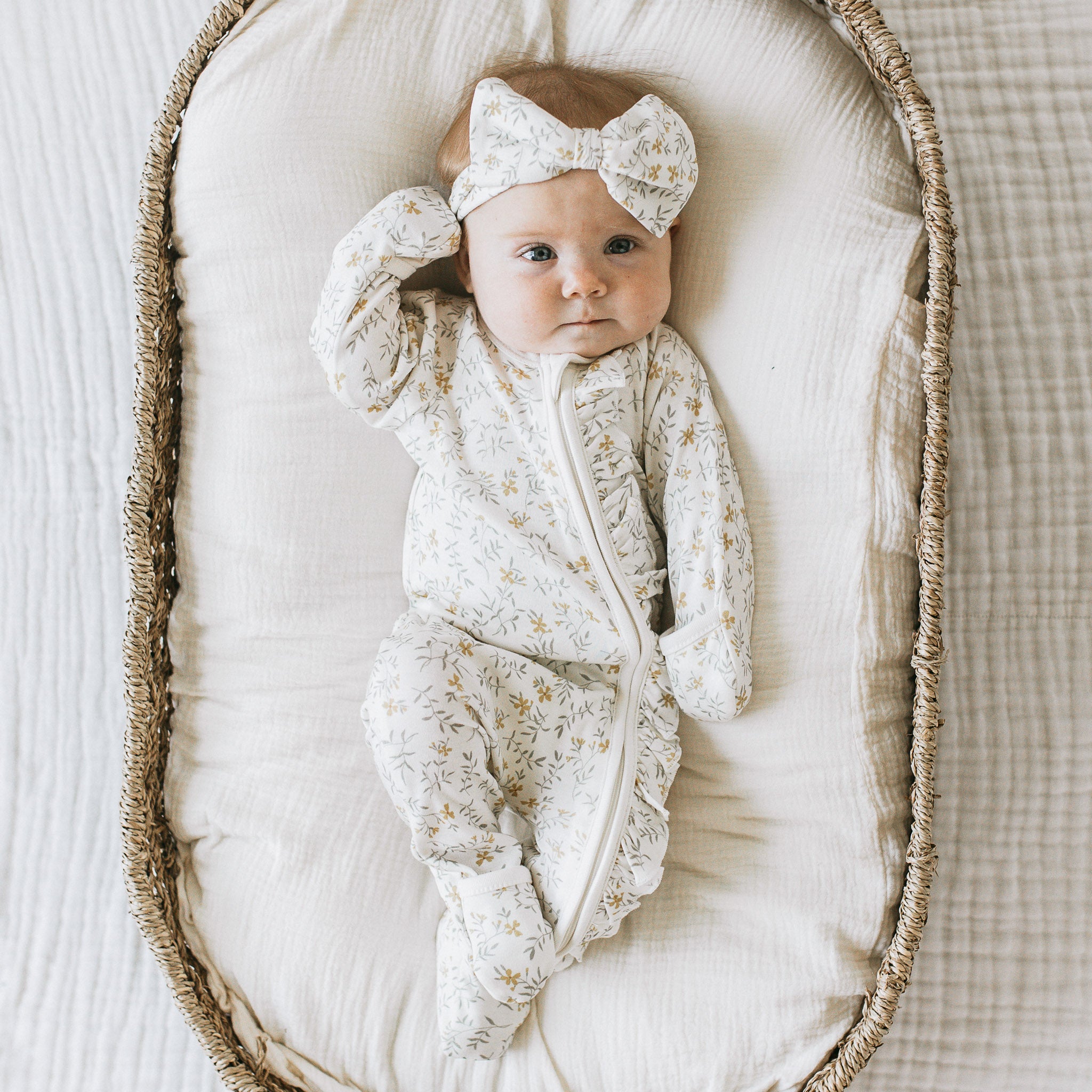 Frilled Growsuit + Headband