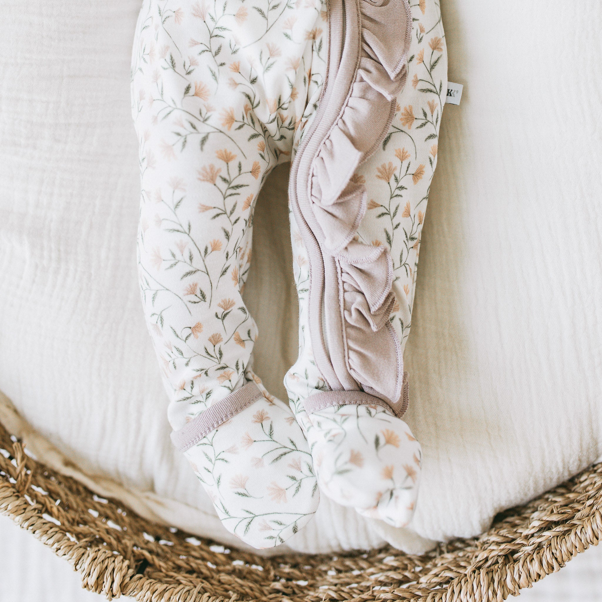 Frilled Growsuit - Wildflower Waltz