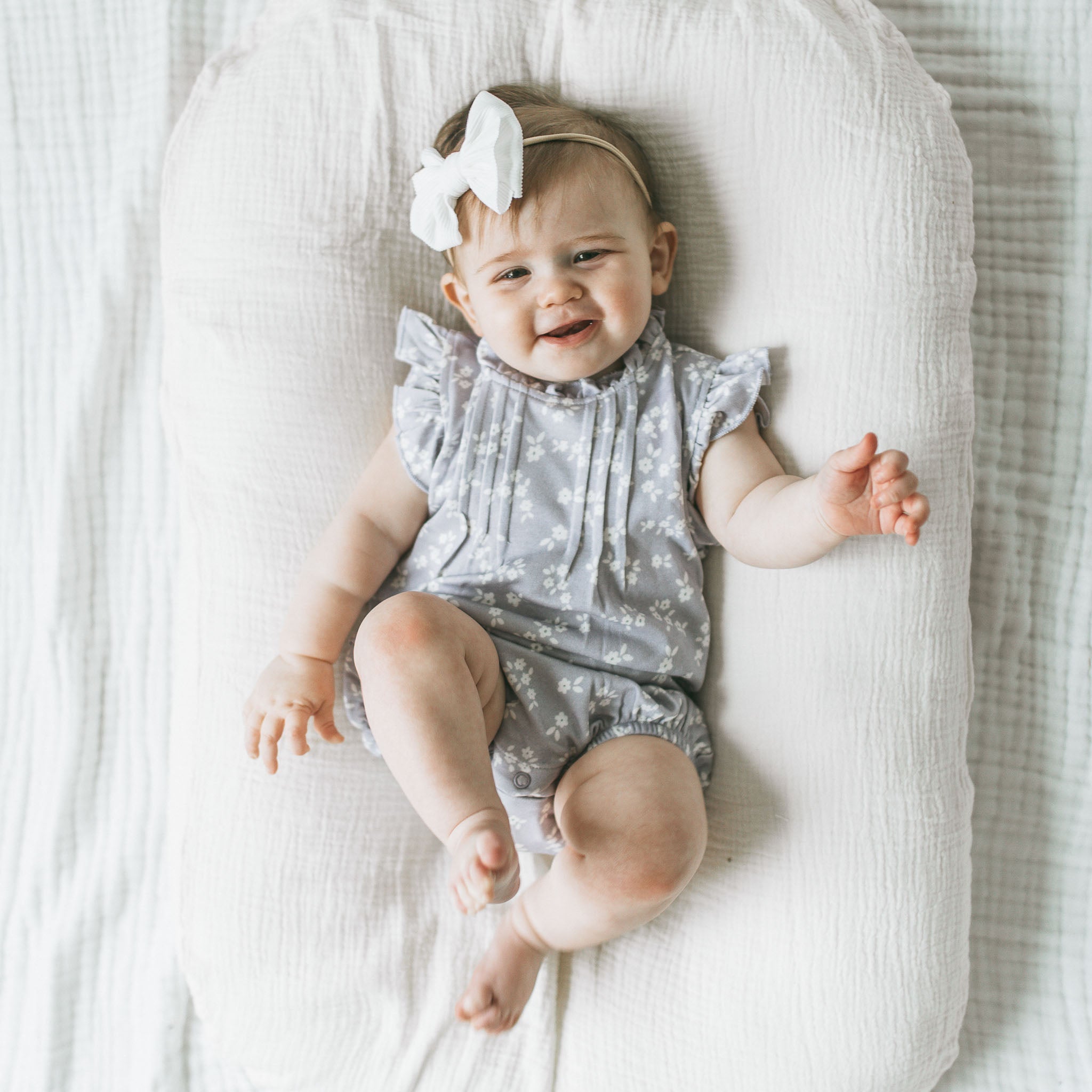 Flutter Romper - Twilight Blooms