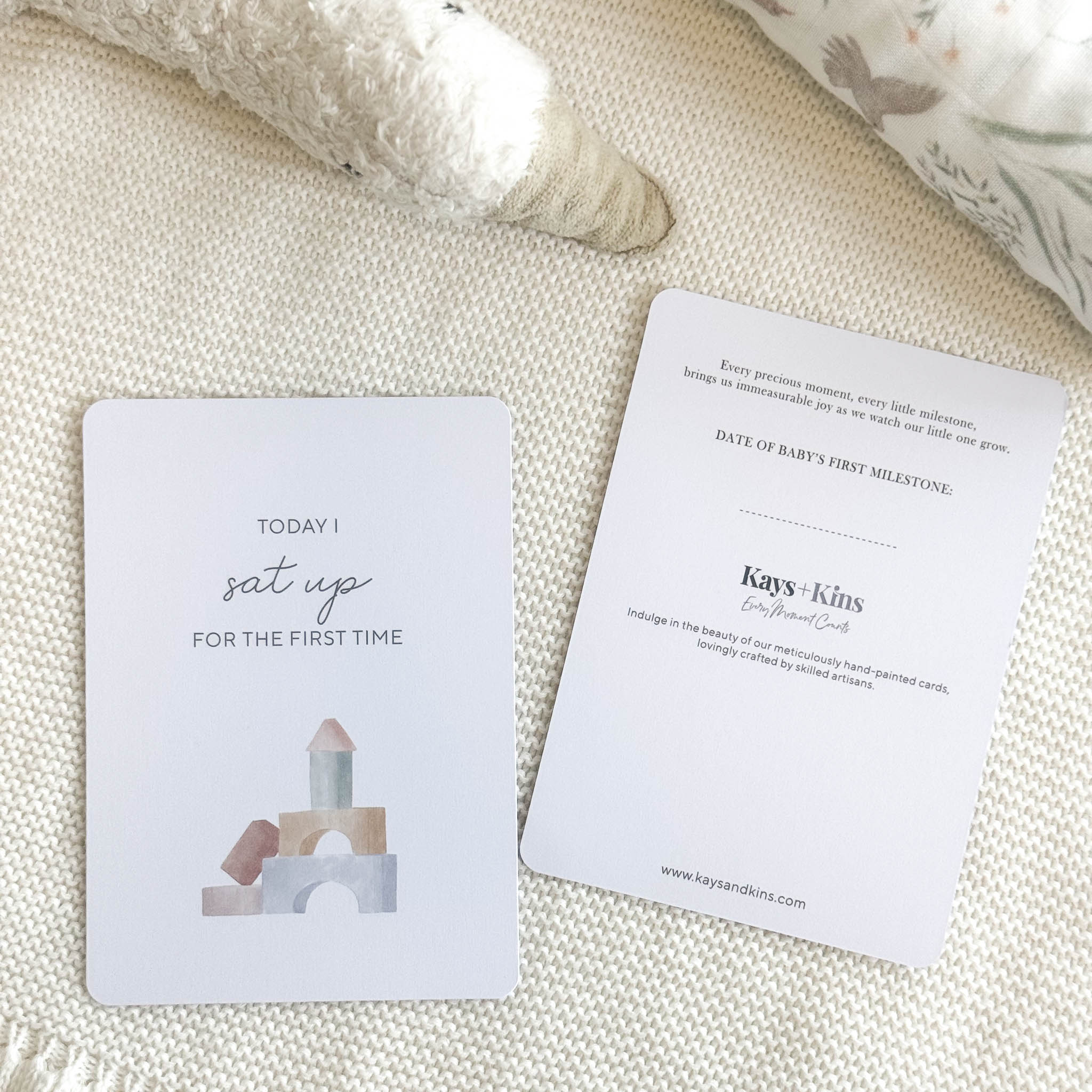 Baby's First Milestone Cards