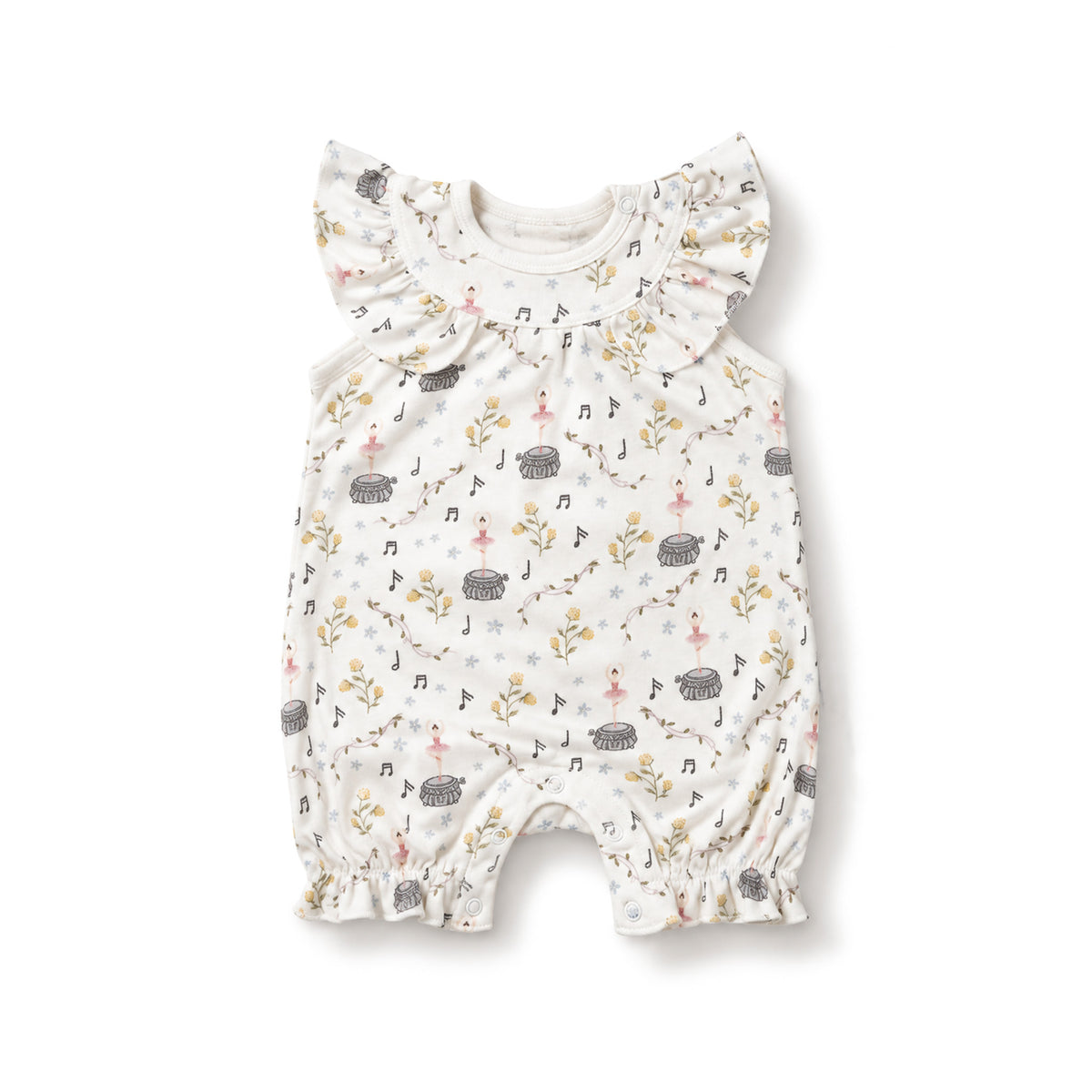 Frilled Playsuit - Ballet Reverie