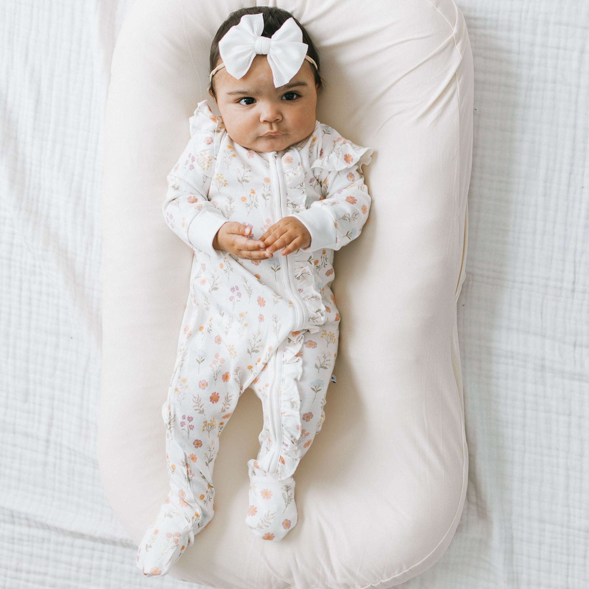 Frilled Growsuit + Headband