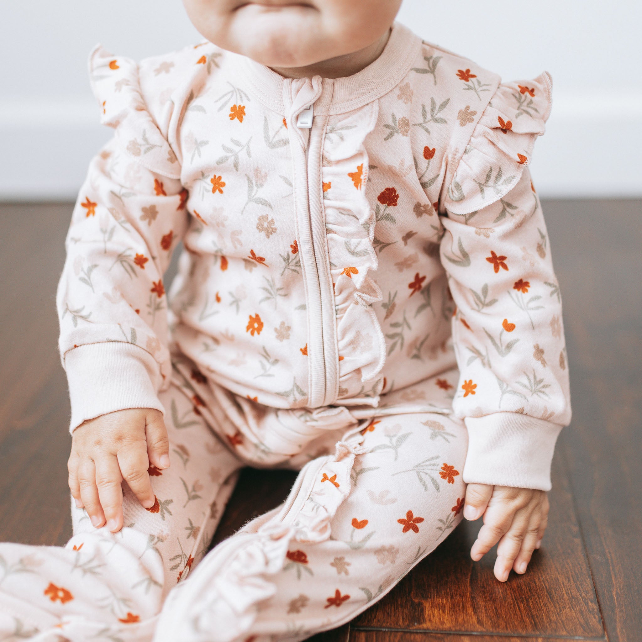 Frilled Growsuit - Posie