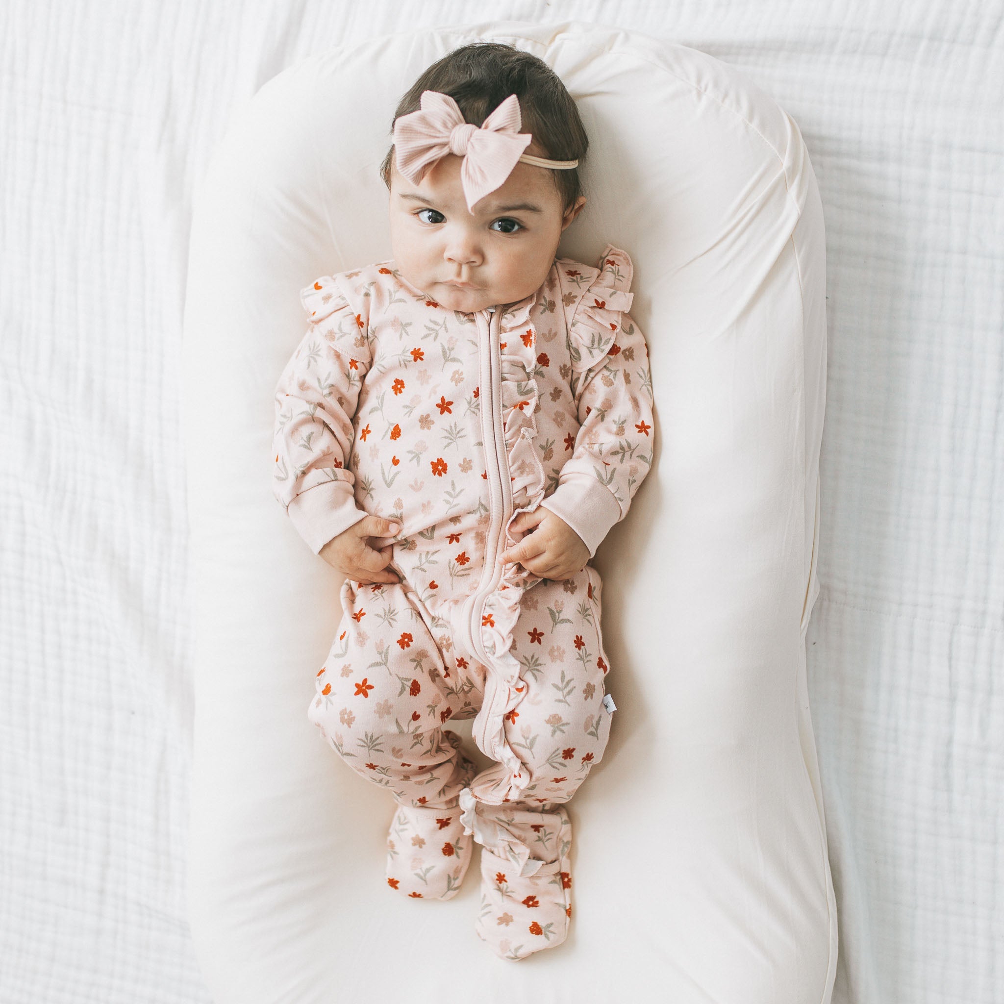 Frilled Growsuit + Headband