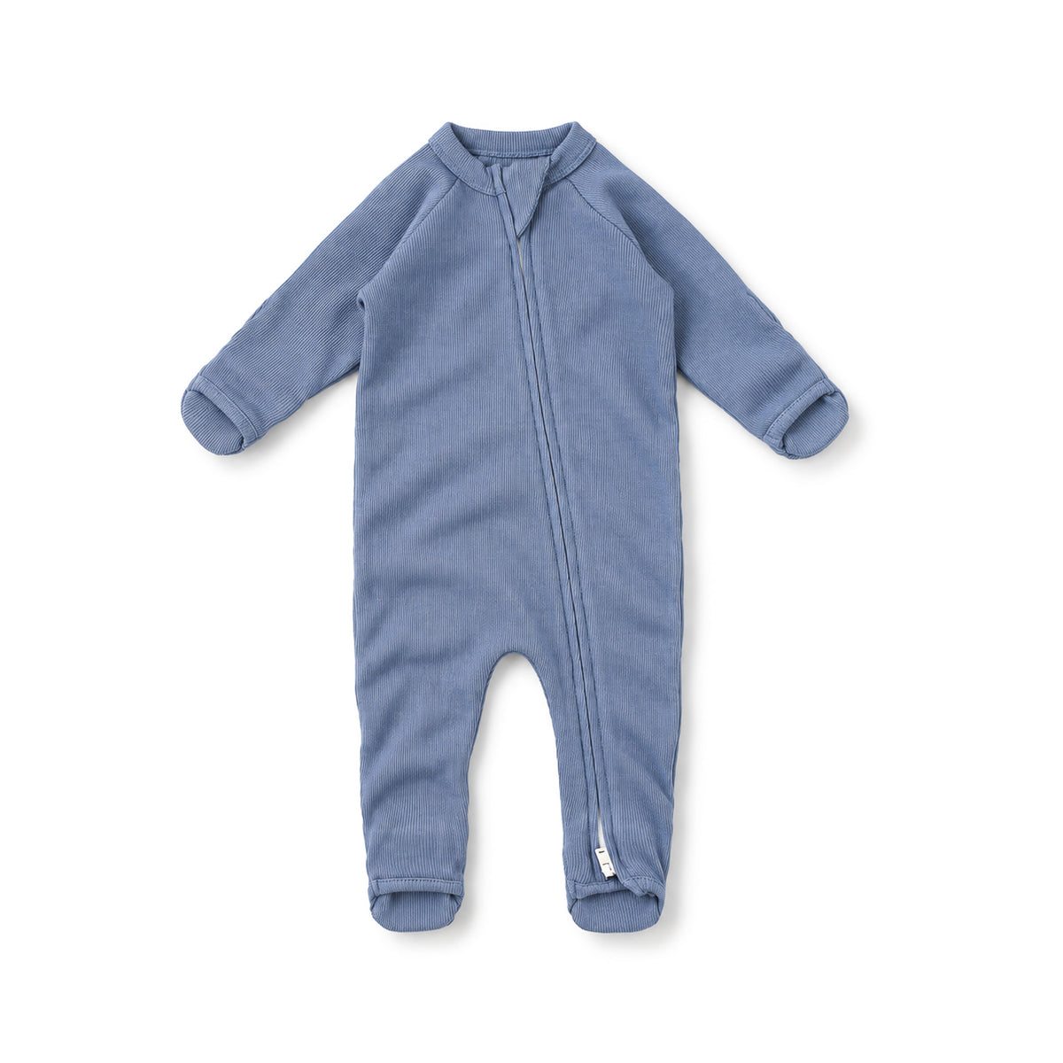 Ribbed Growsuit - Cobalt Blue
