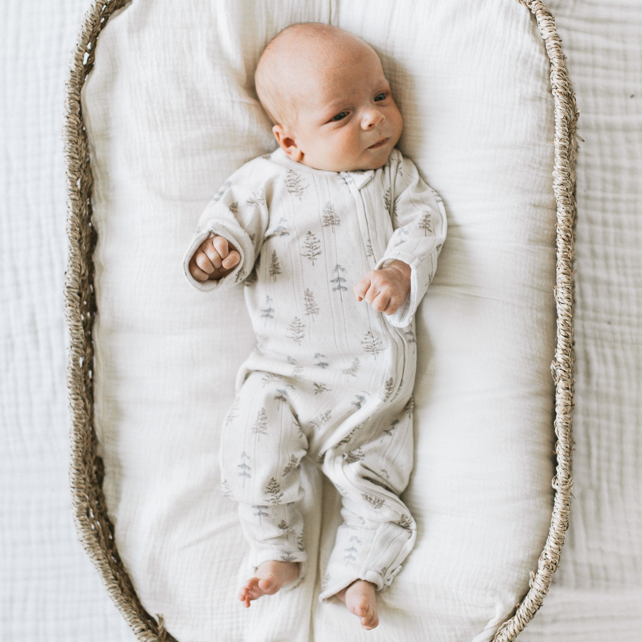 Pointelle Growsuit- Frostree