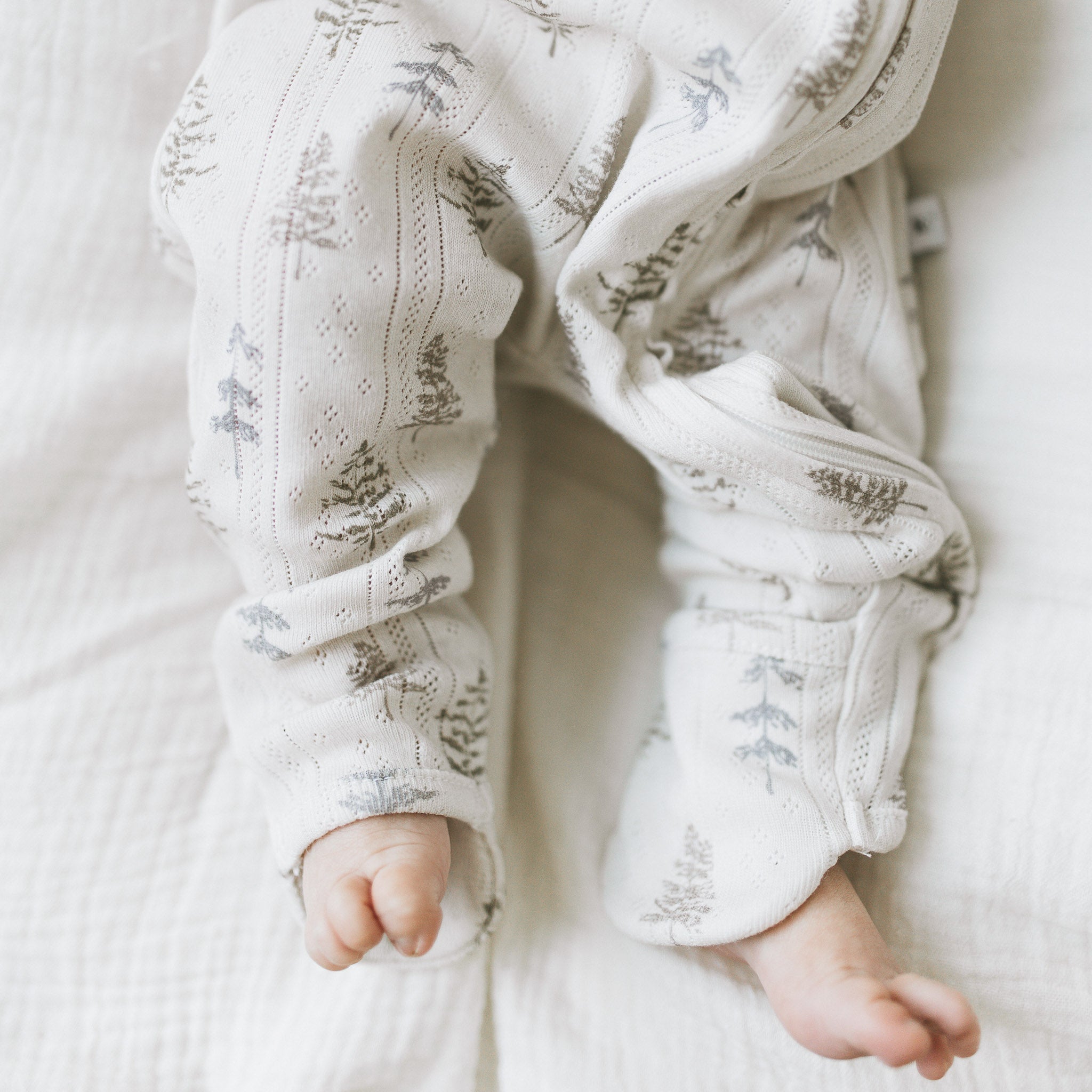 Pointelle Growsuit- Frostree