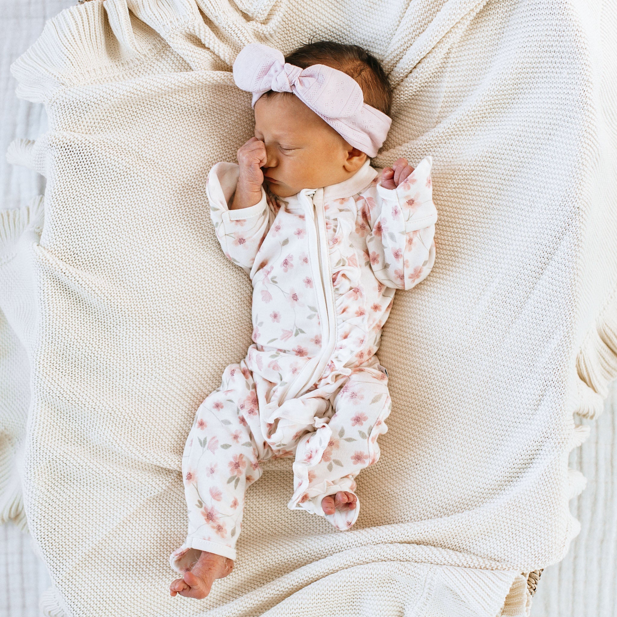 Frilled Growsuit - Sakura