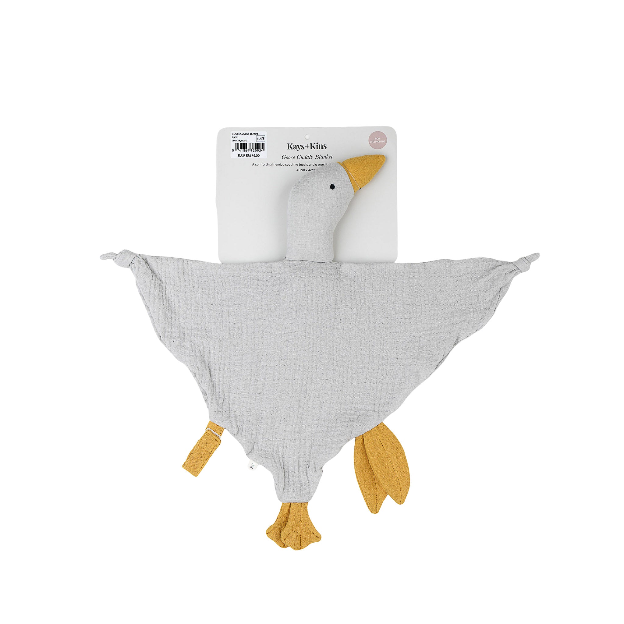 Goose Cuddly Blanket - Slate