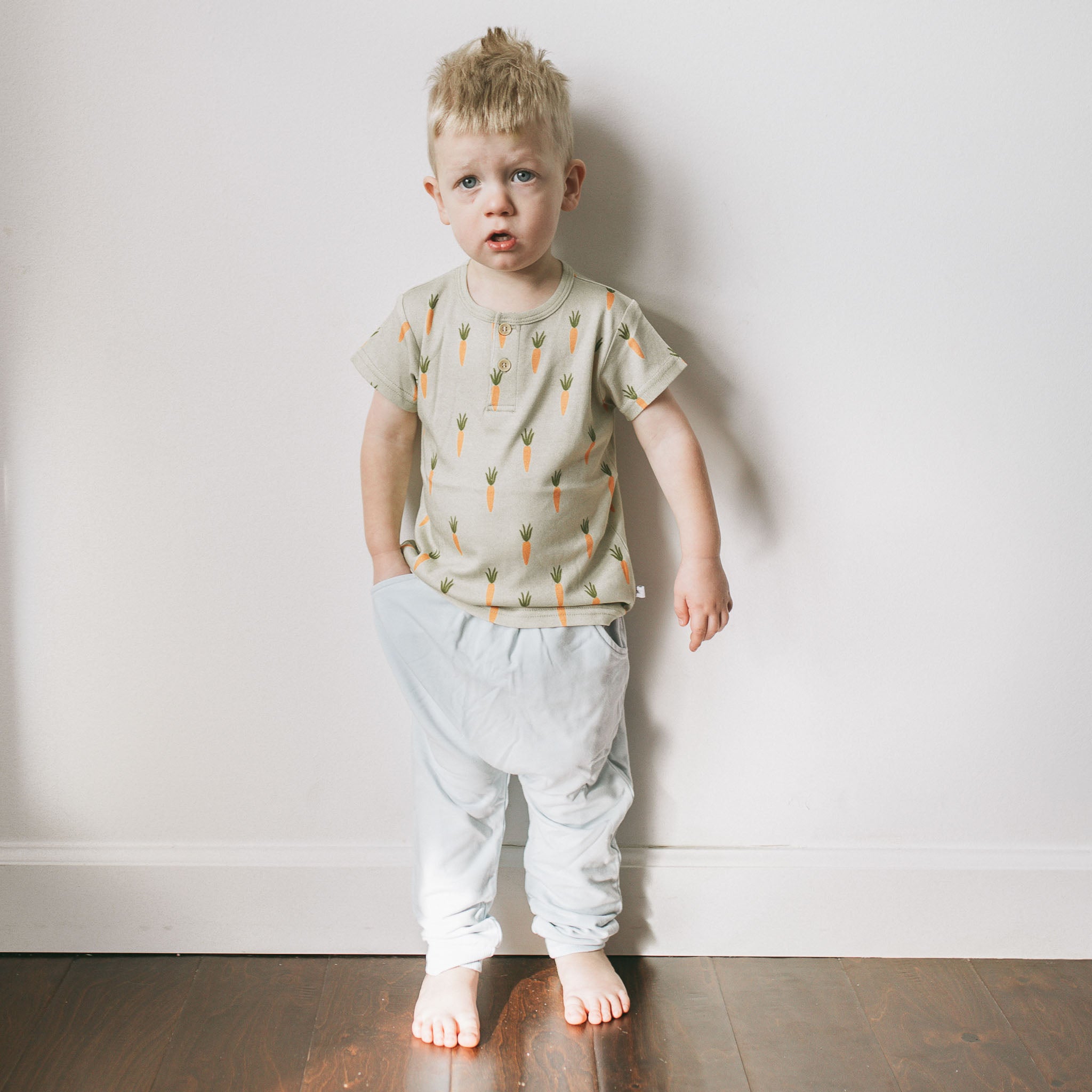 Henley Tee - Carrots