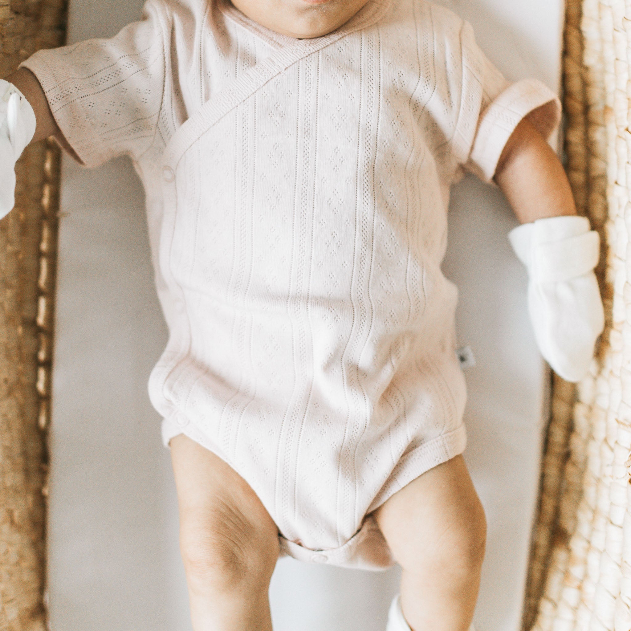 Pointelle Kimono - Blush