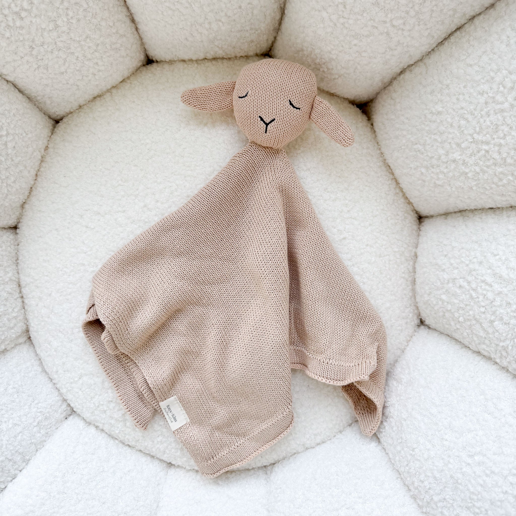 Organic Knit Toy - Lullaby Lamb