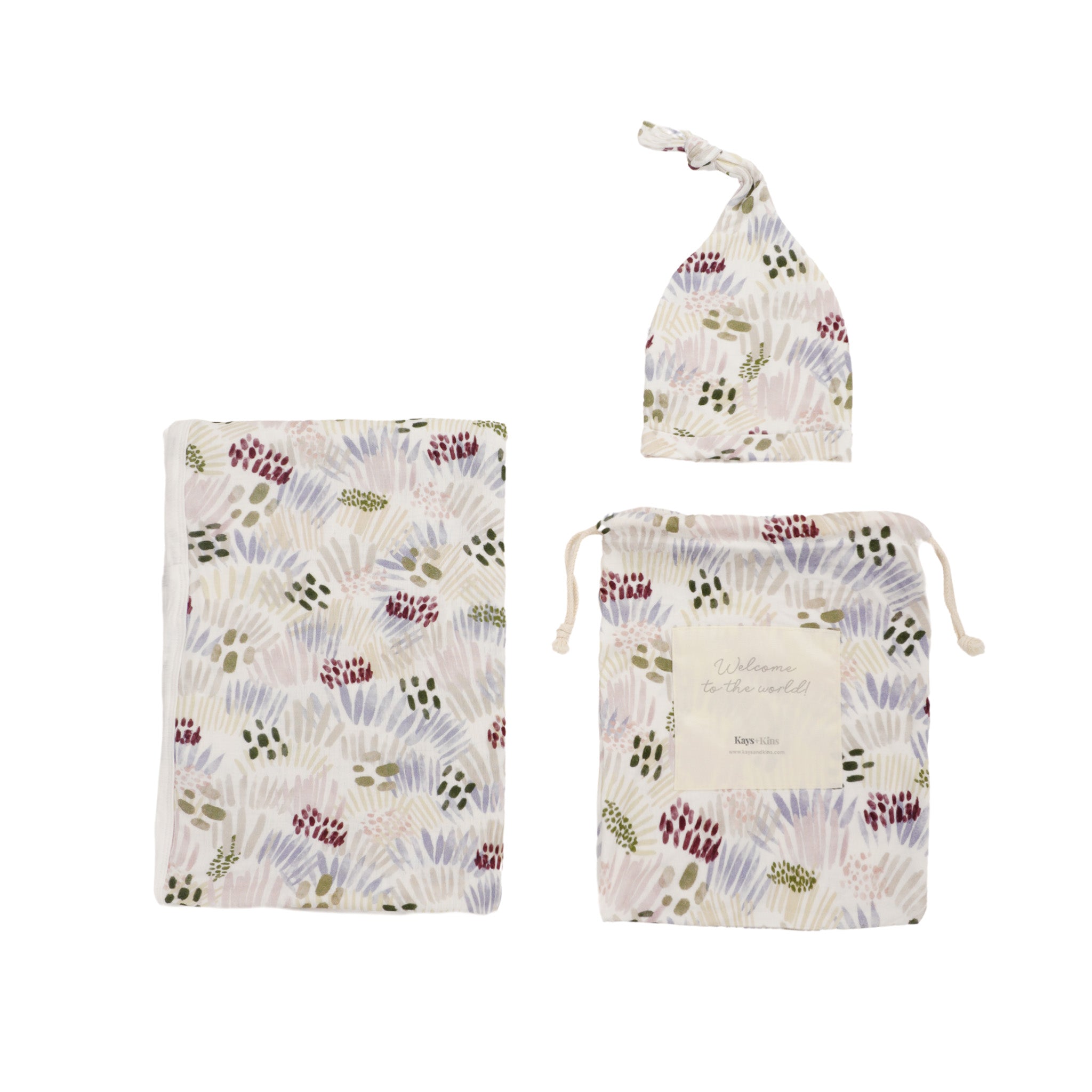Bamboo Luxe Swaddle Set - Aura