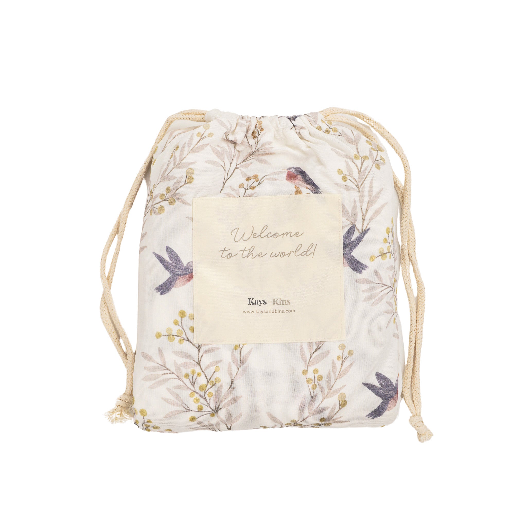 Bamboo Luxe Swaddle Set - Birdsong