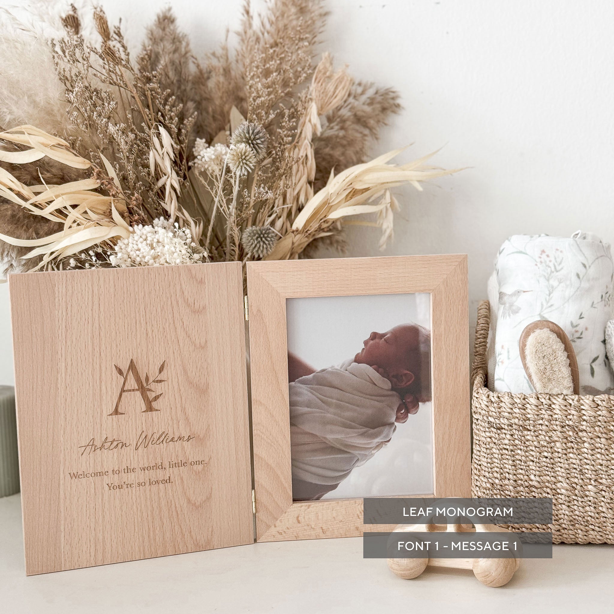 Personalised Wooden Photo Frame