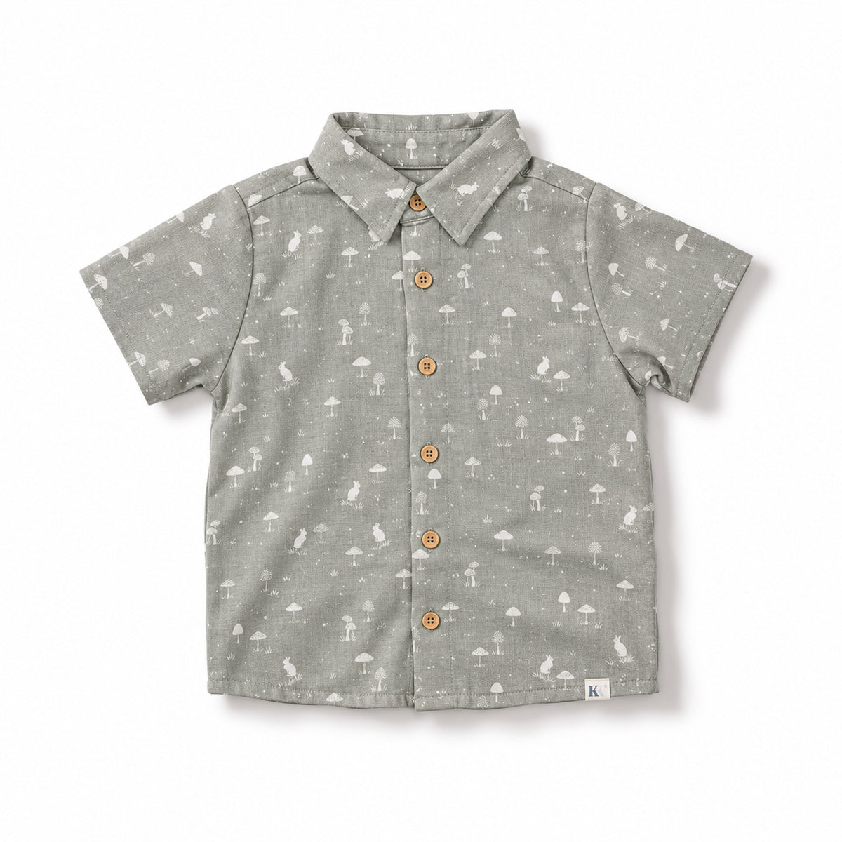 Linen Shirt - Mosswood
