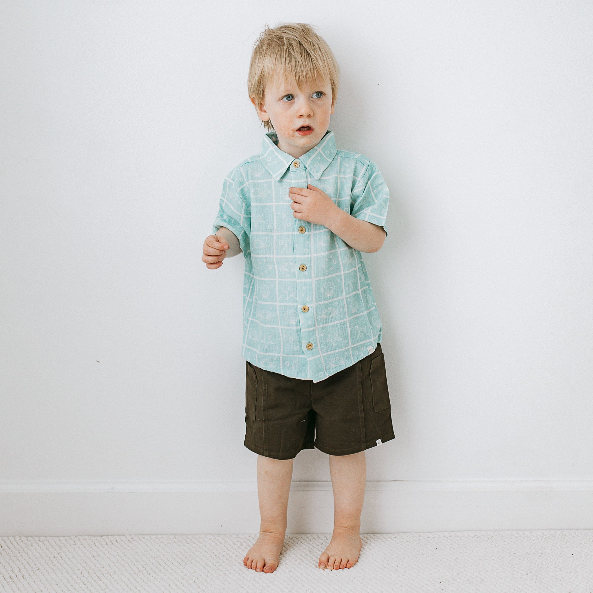 Linen Shirt - Seafoam