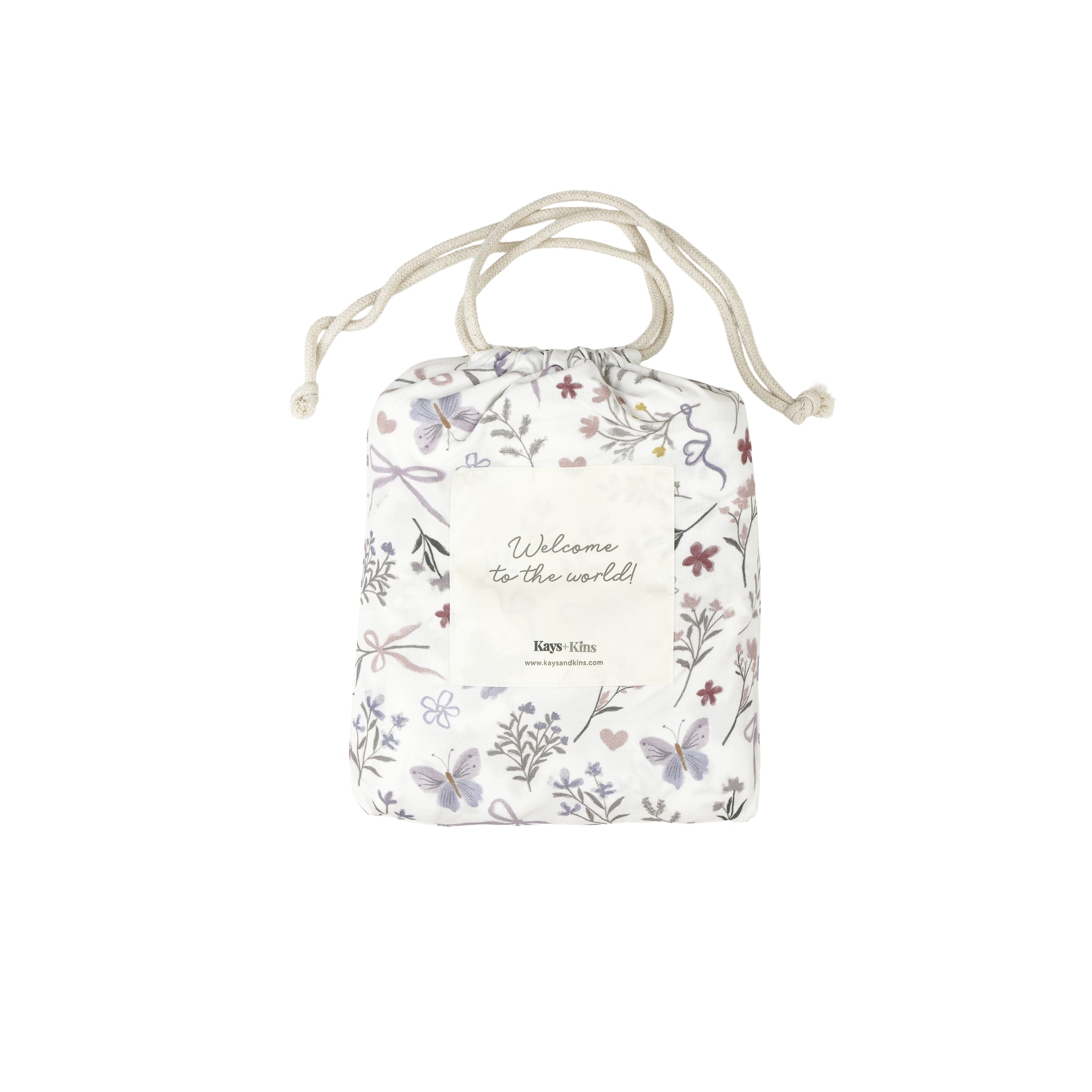 Bamboo Luxe Swaddle Set - Petal Bow