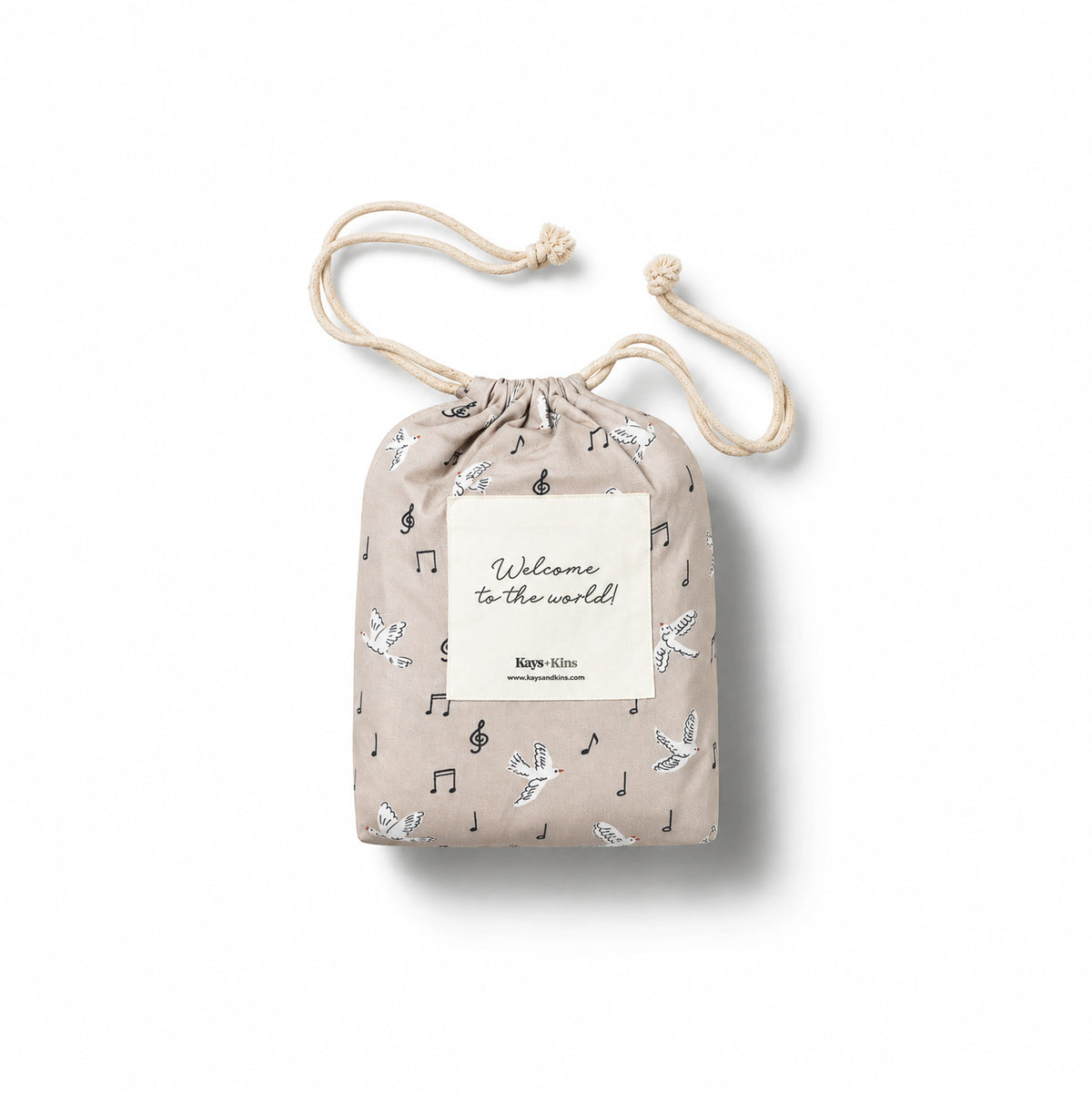 Bamboo Luxe Swaddle Set - Singing Bird