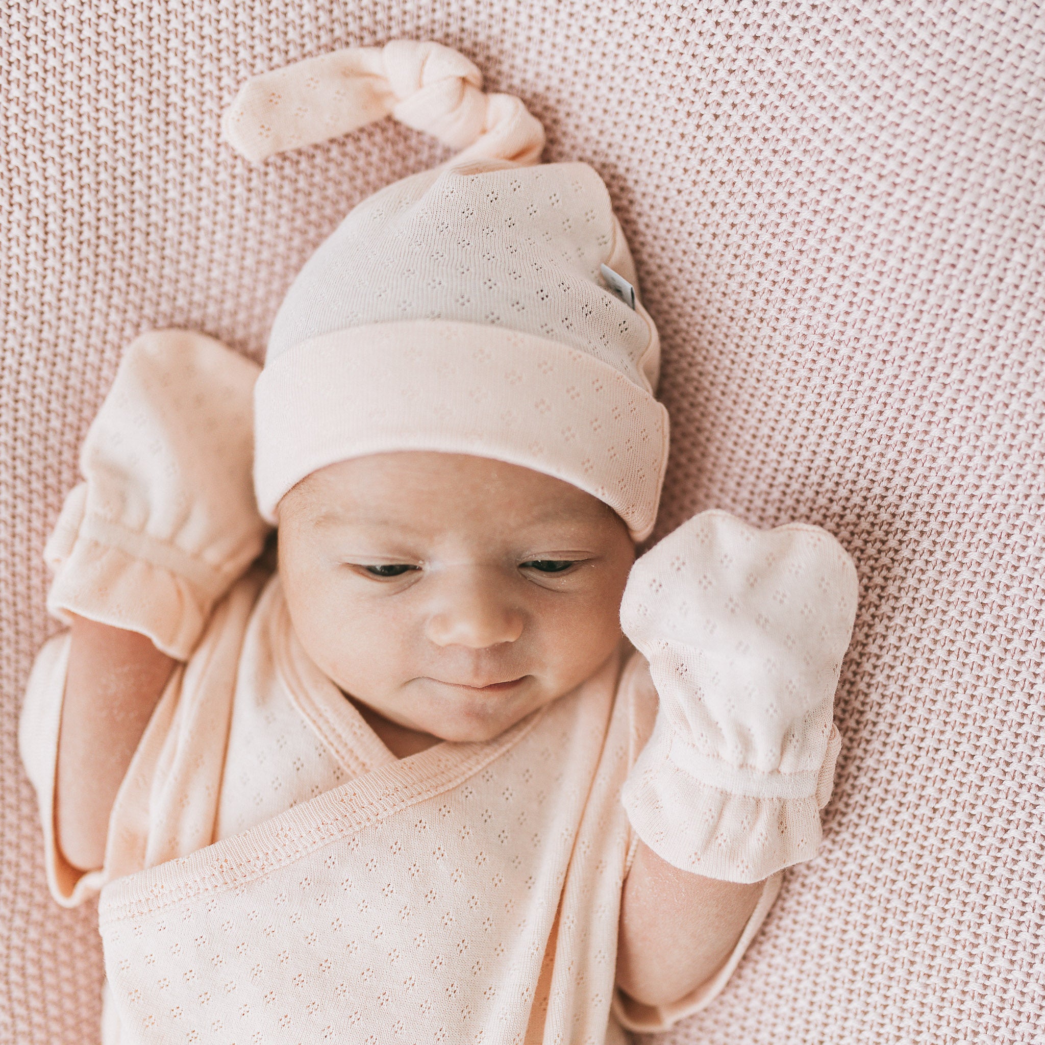 Newborn Kimono Set-Blush Taupe
