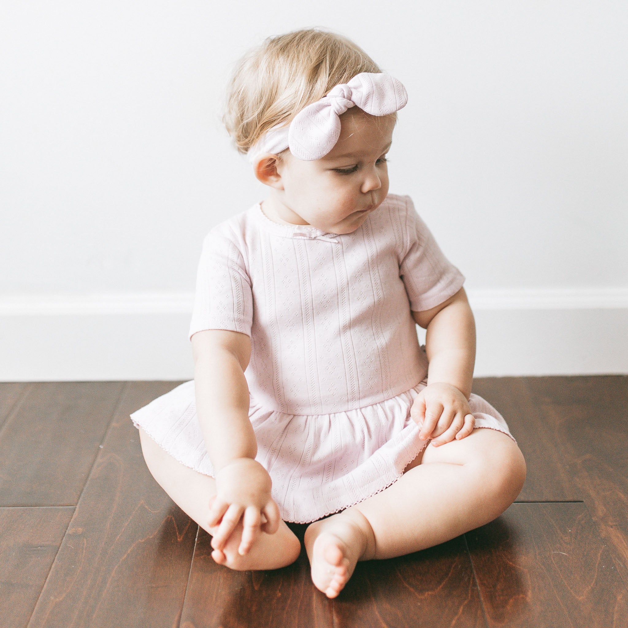 Pointelle Dress - Orchid