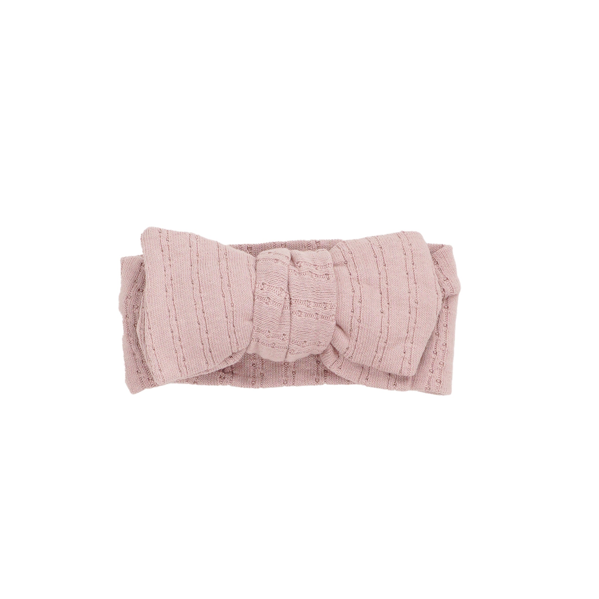 Pointelle Topknot - Mauve