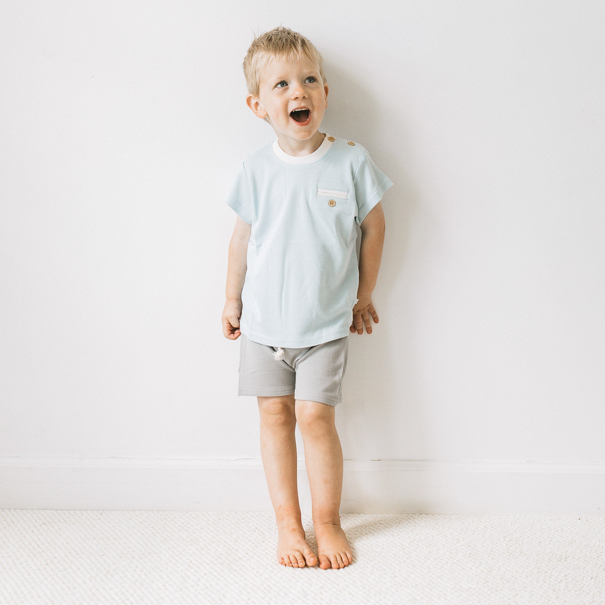 Pocket Tee - Cloud Blue