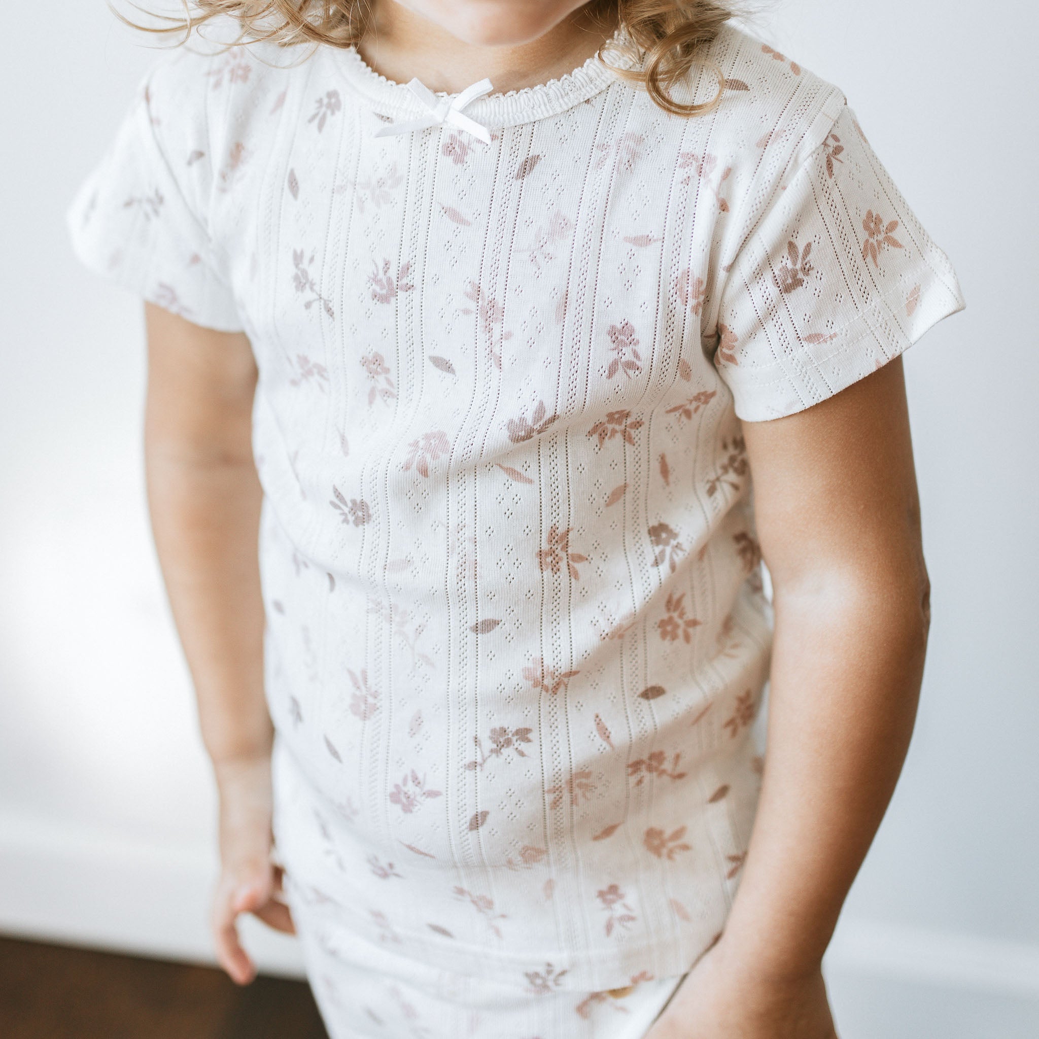 Pointelle Top + Leggings - Roselle