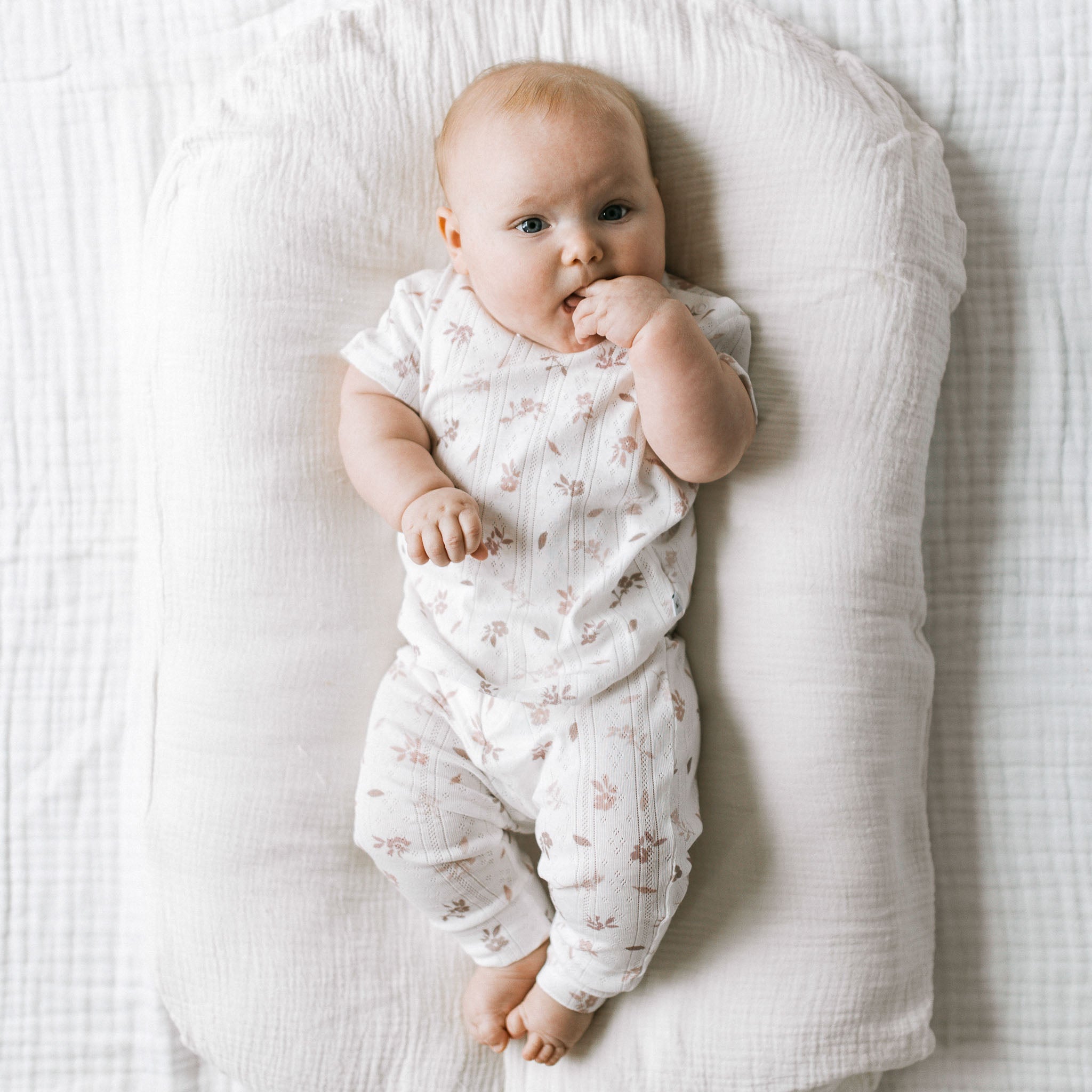 Pointelle Top + Leggings - Roselle