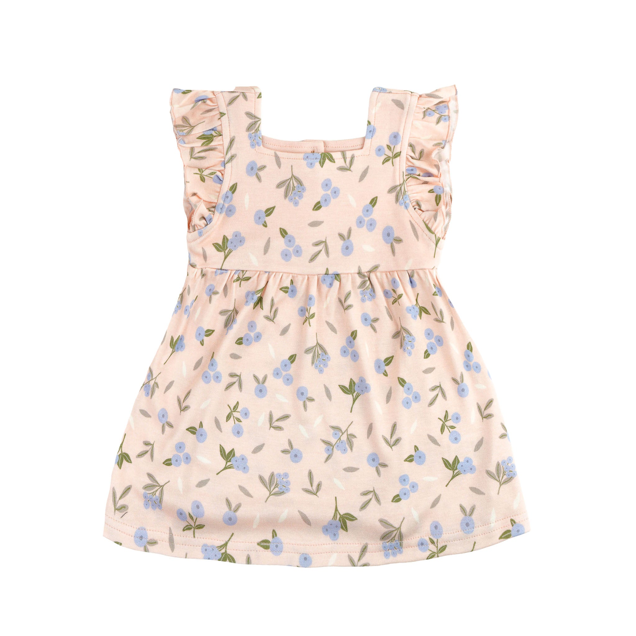 Ruffled Dress - Huckleberry