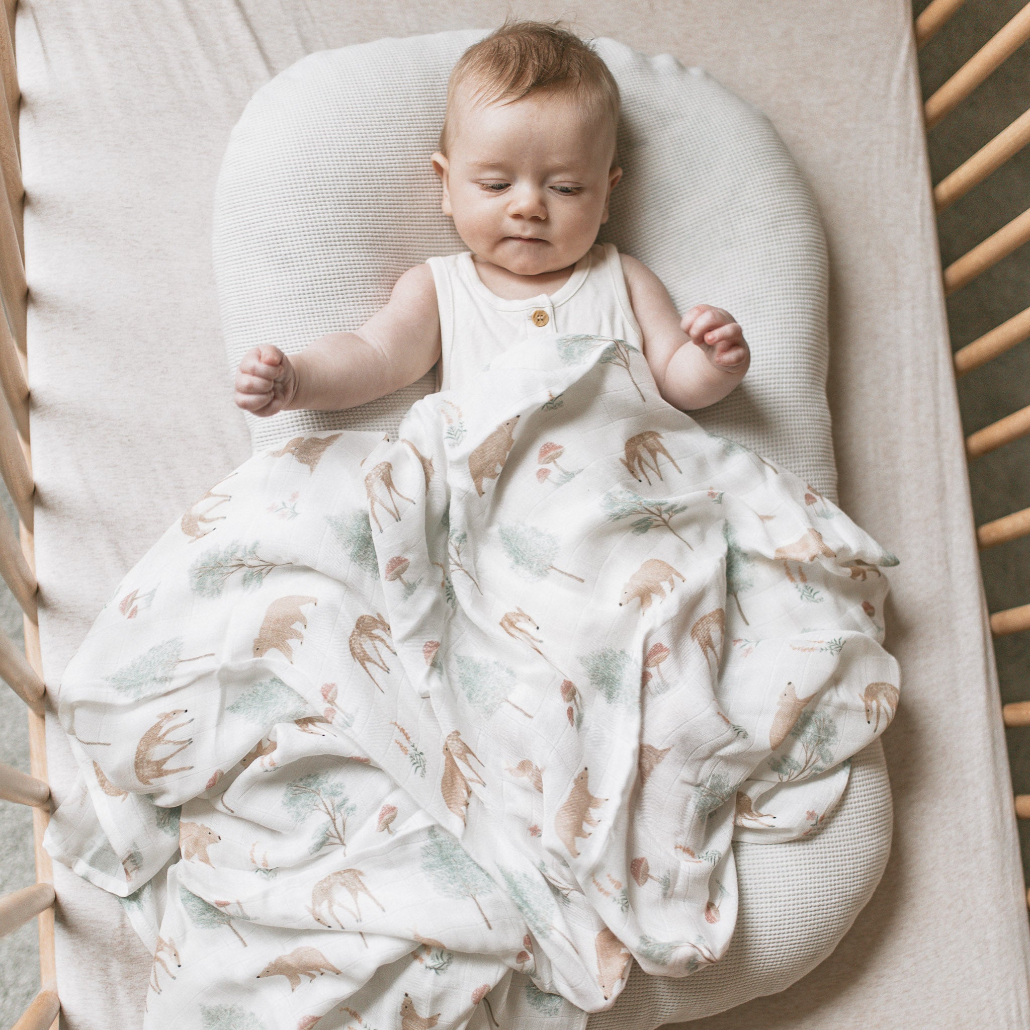 Bamboo Swaddle Forest Animal KAYS KINS