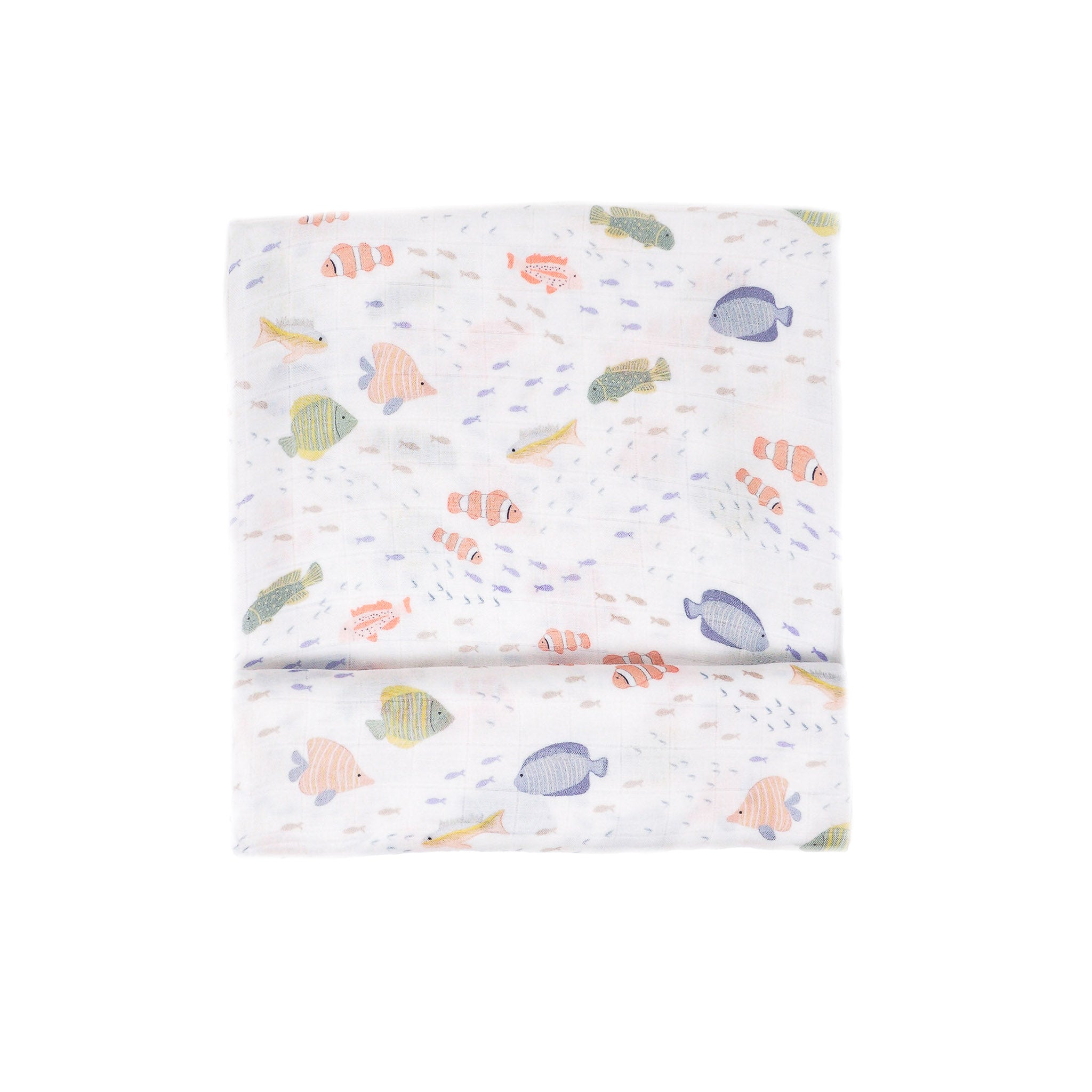 Bamboo Swaddle - Marine Fish